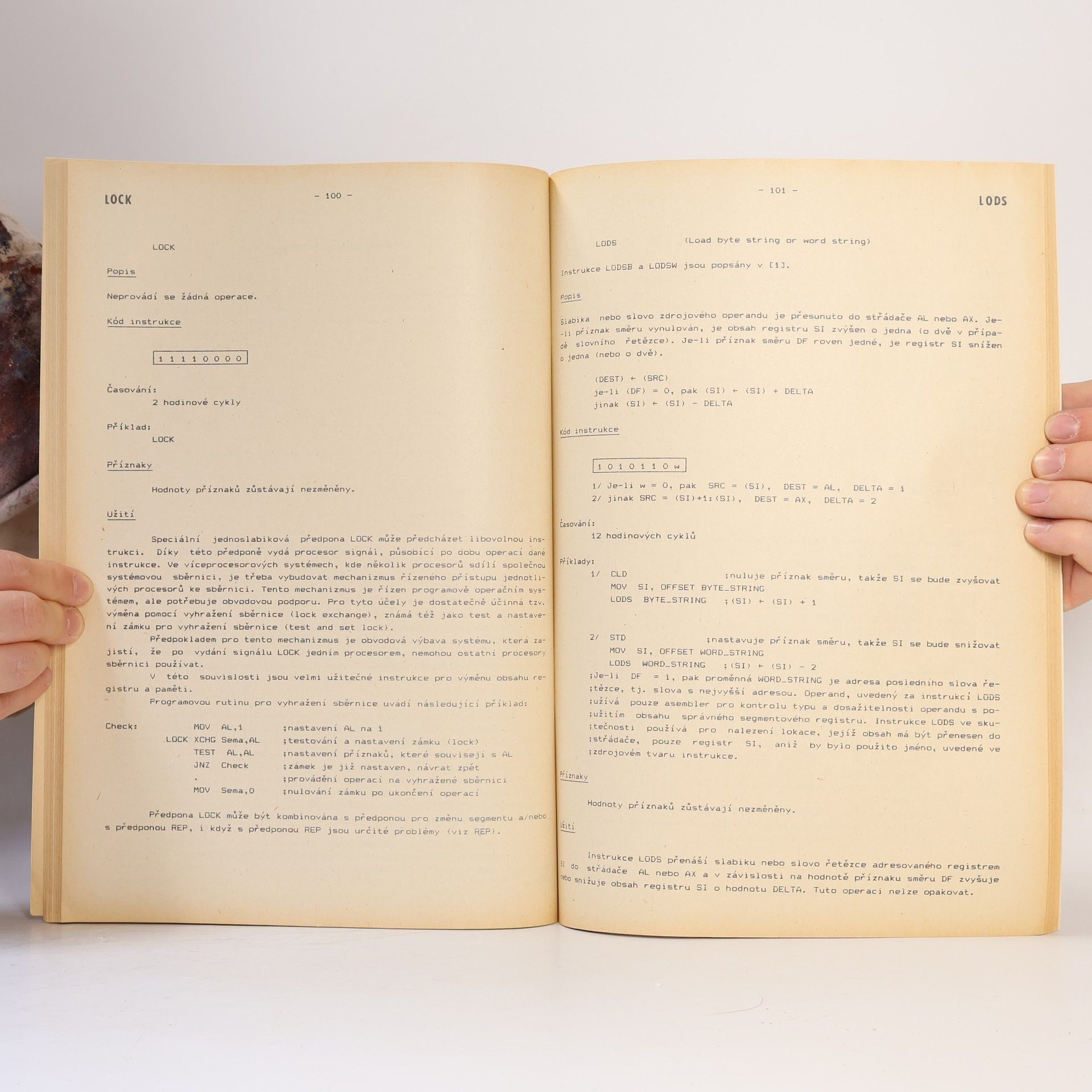 Karel Janů Instrukční soubor ASM 86. Svazek 13. Díl 4