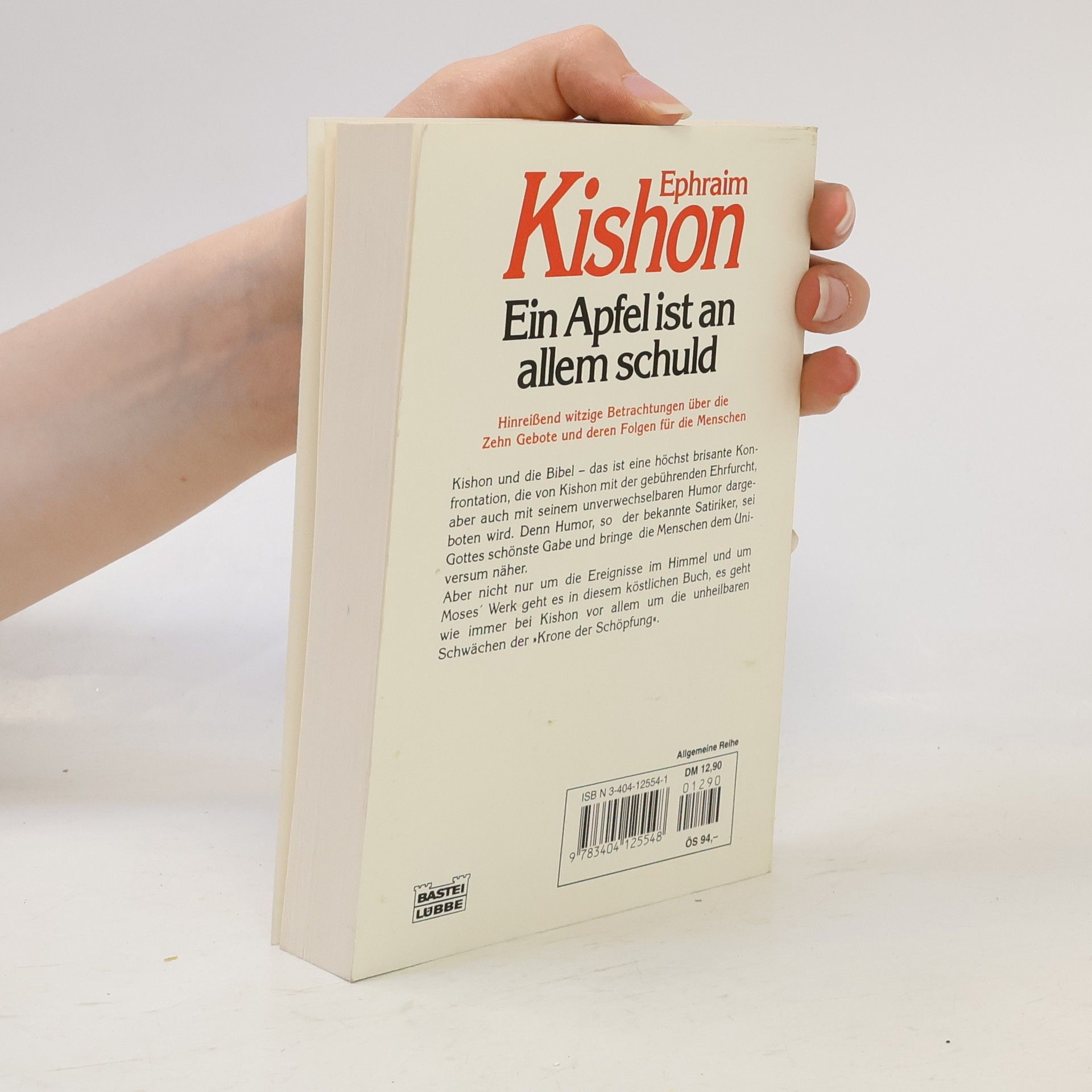 Ephraim Kishon Ein Apfel ist an allem schuld
