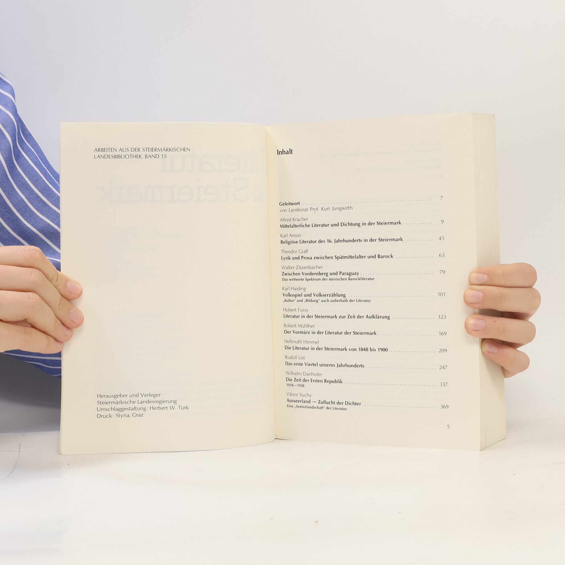 Various authors Literatur in der Steiermark