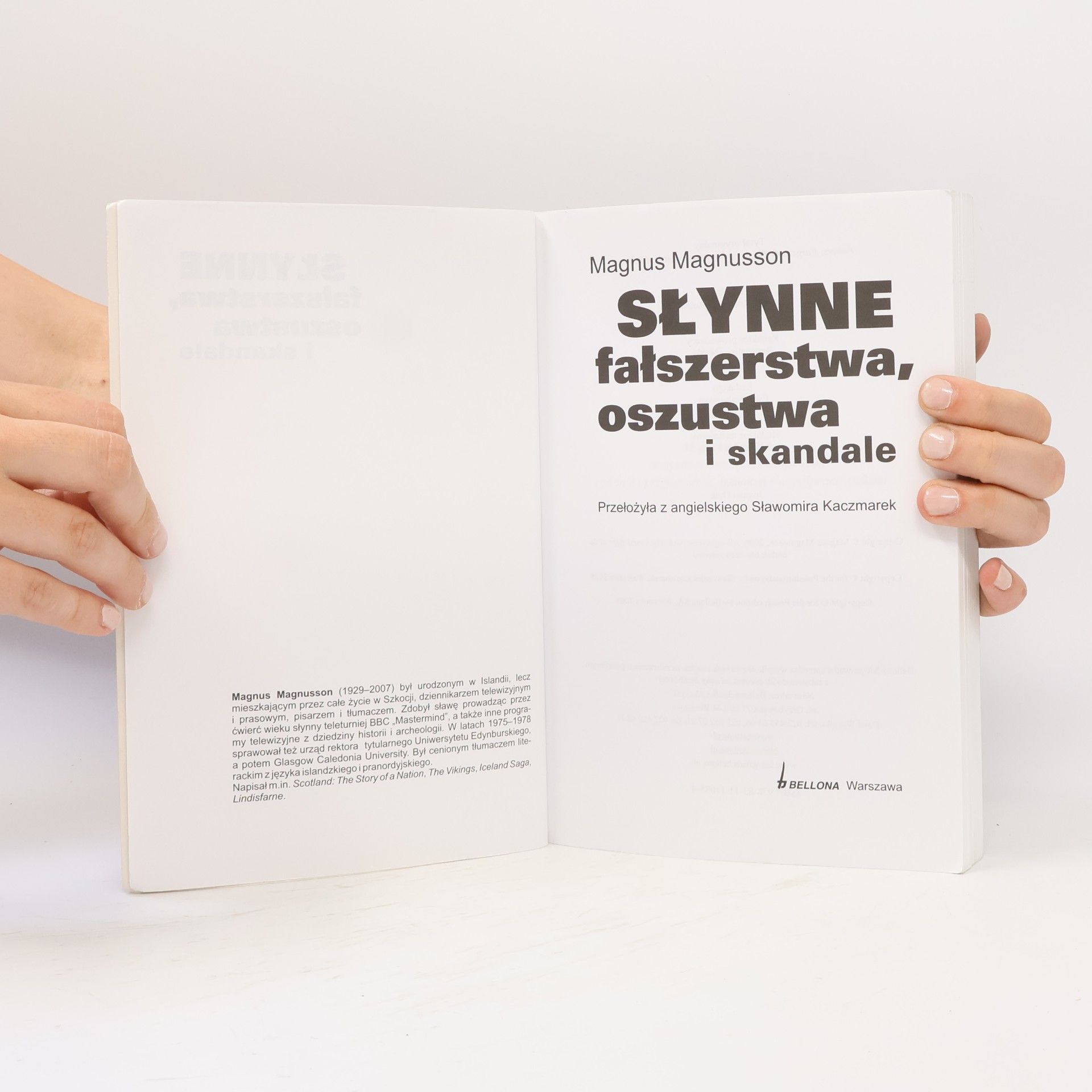 Magnus Magnusson Słynne fałszerstwa, oszustwa i skandale