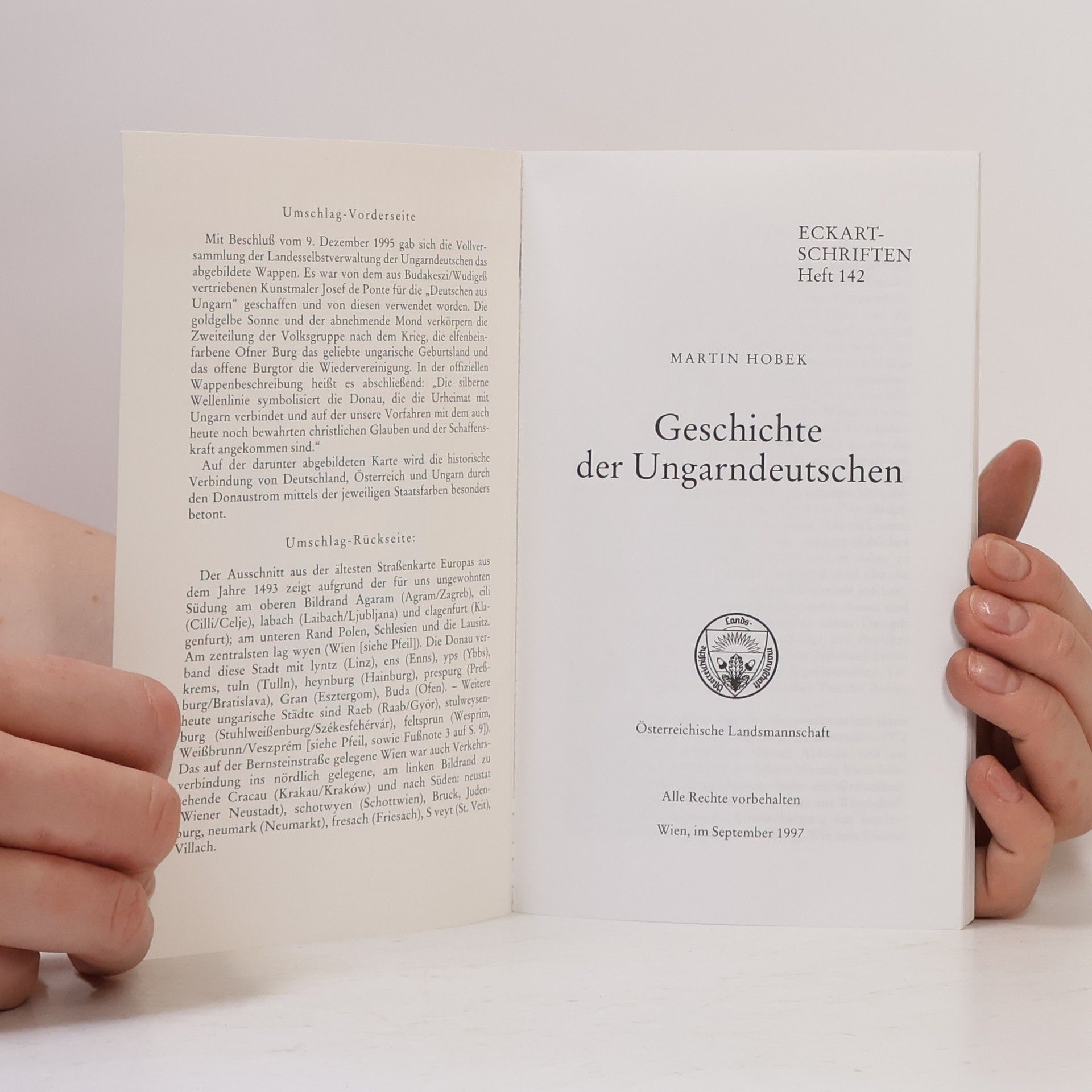 Martin Hobek Die Geschichte der Ungarndeutschen