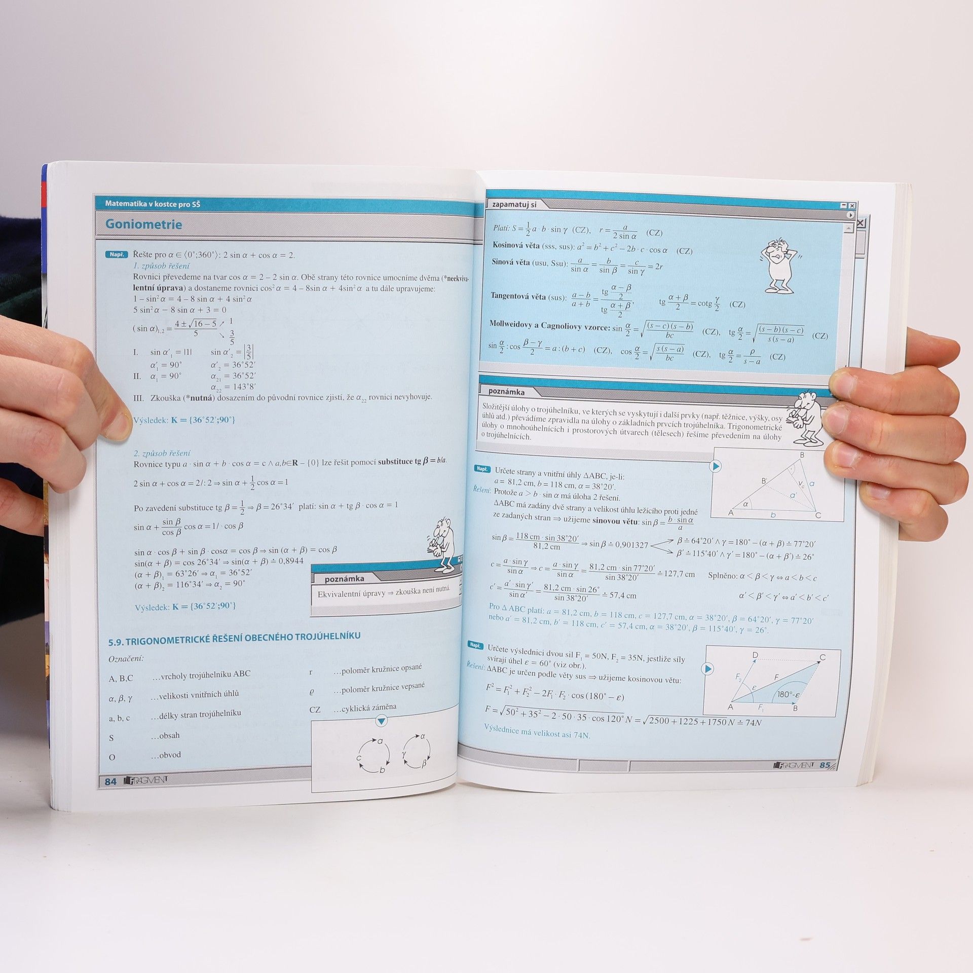 Zdeněk Vošický Matematika v kostce. Pro střední školy