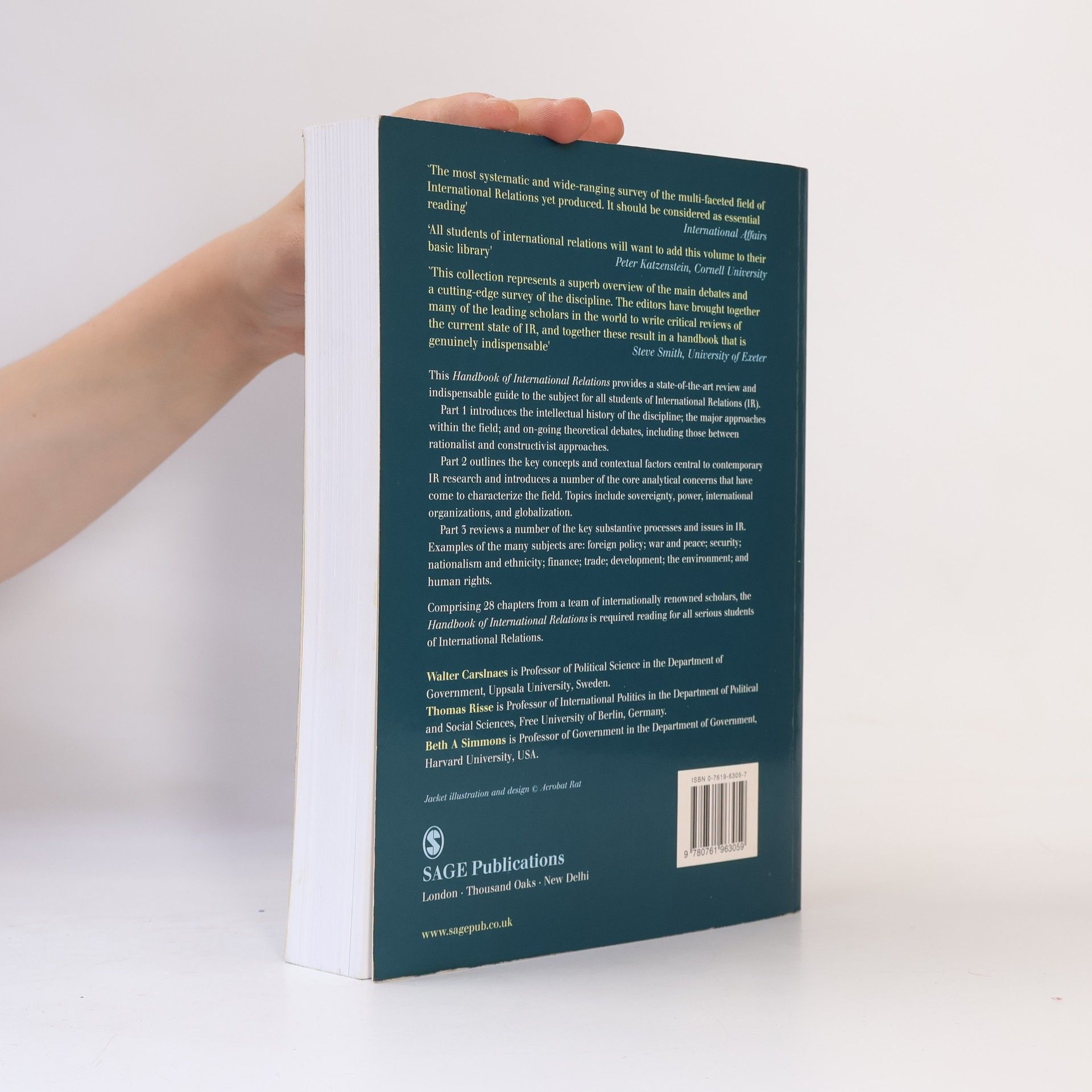 Walter Carlsnaes Handbook of International Relations