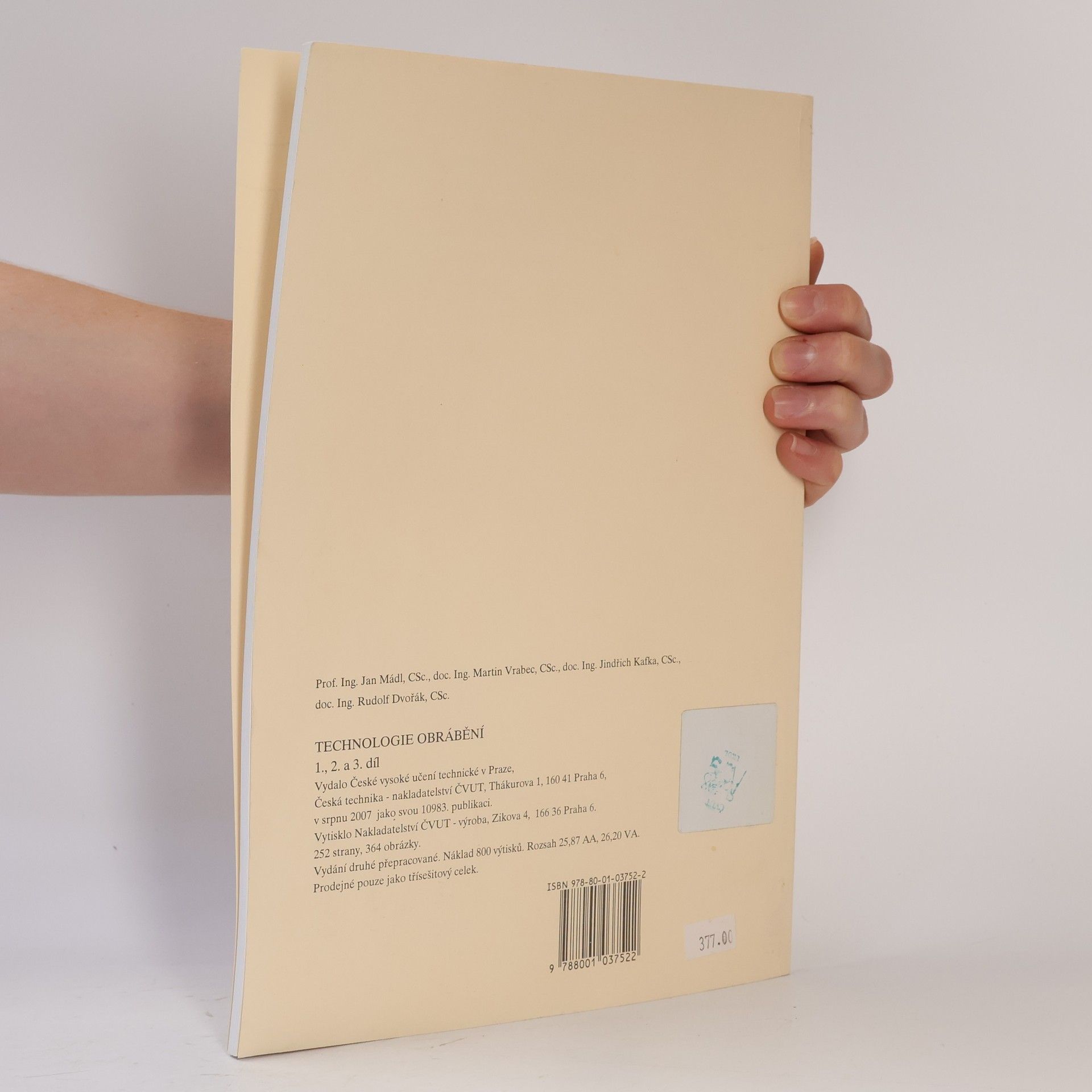 Autores varios Technologie obrábění 3. díl