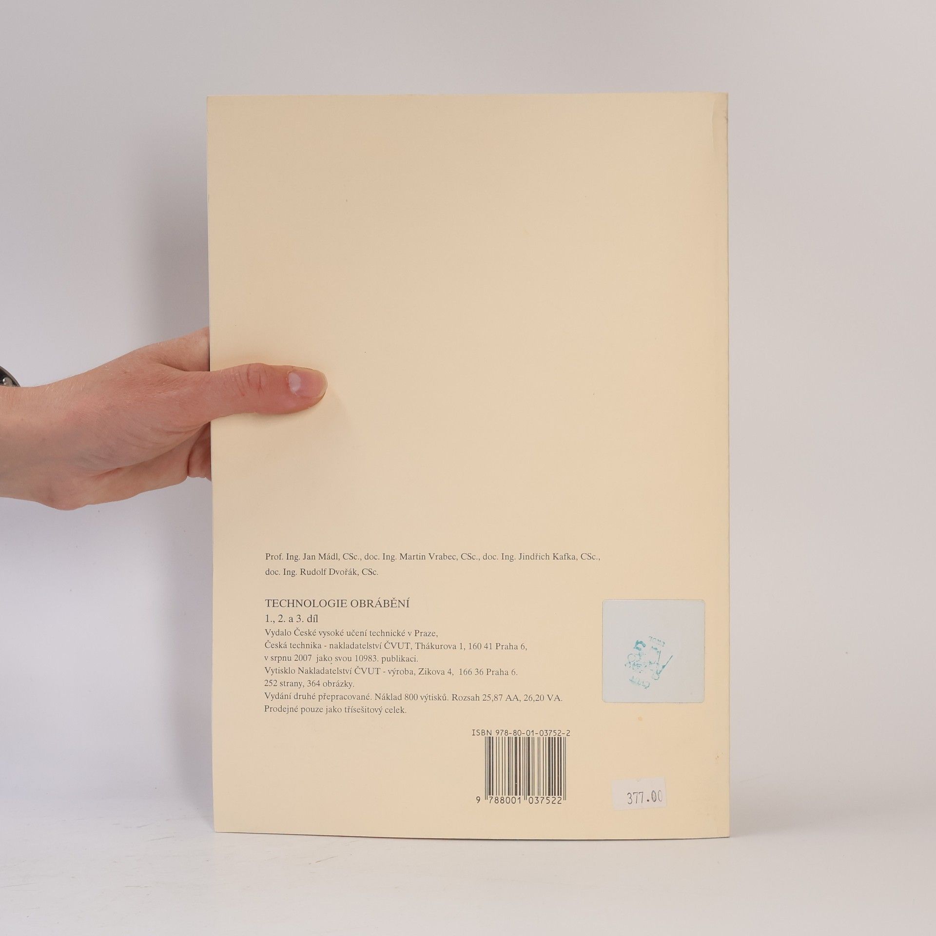 Autores varios Technologie obrábění 3. díl