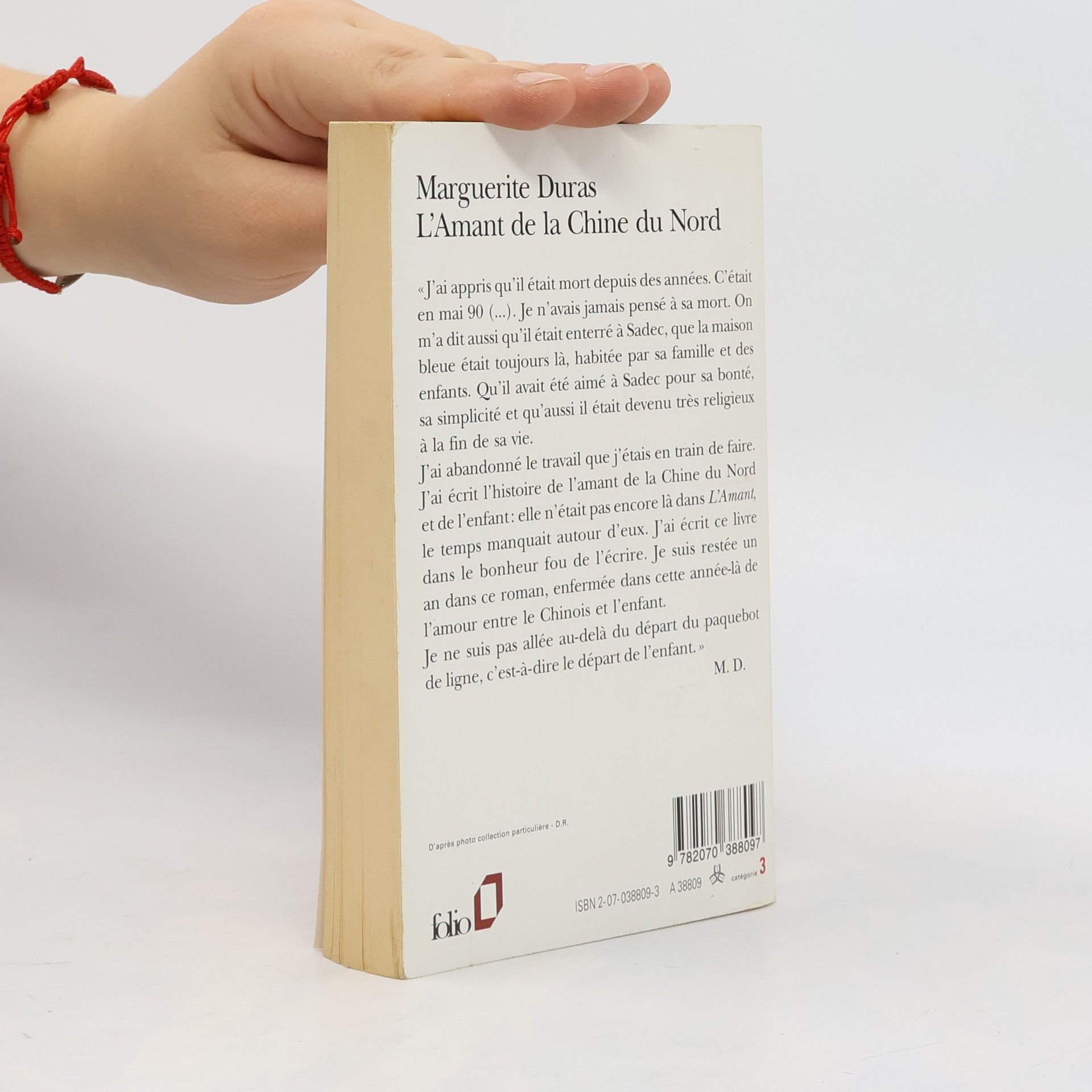 Marguerite Duras L'Amant de la Chine du Nord