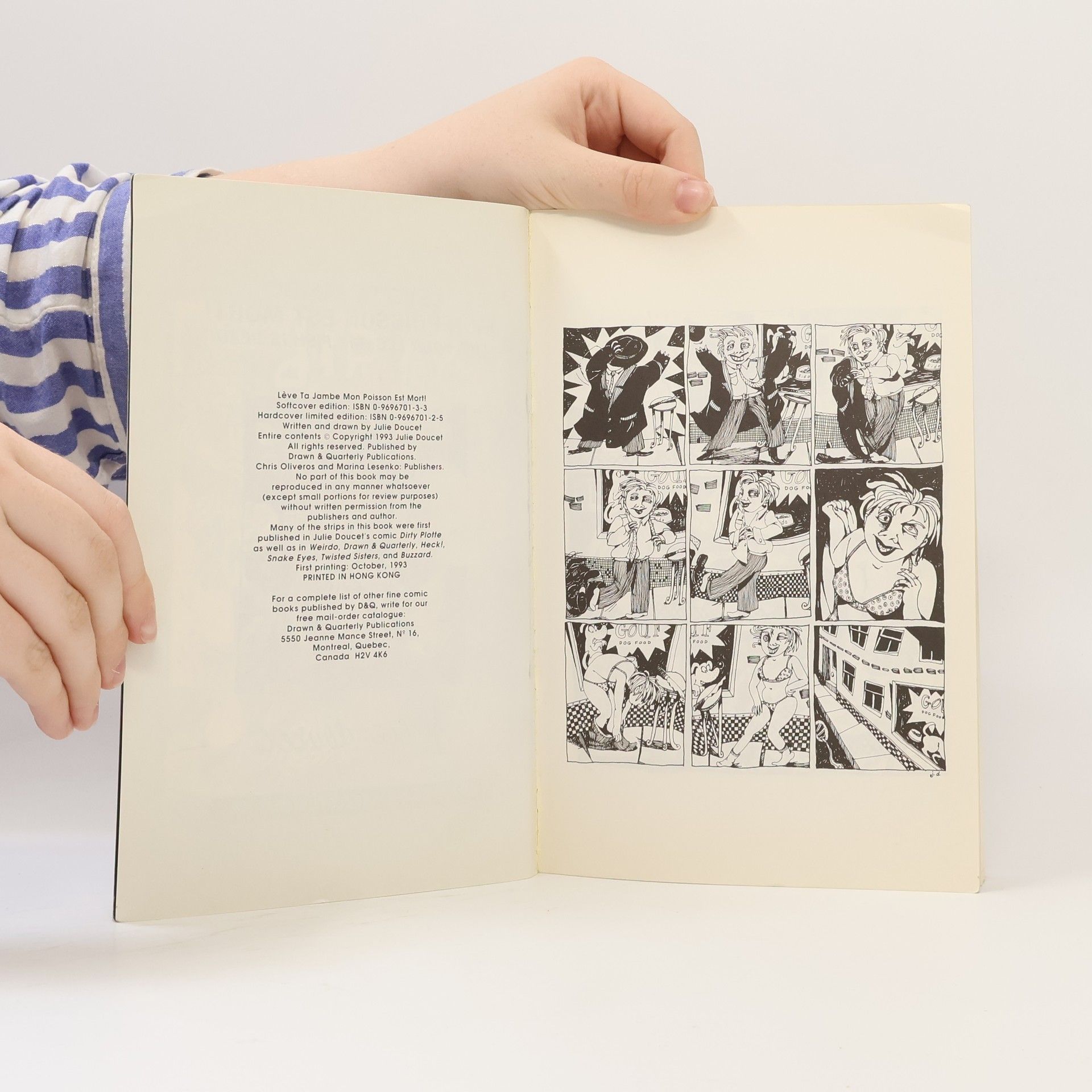 Julie Doucet Lève Ta Jambe Mon, Poisson Est Mort!