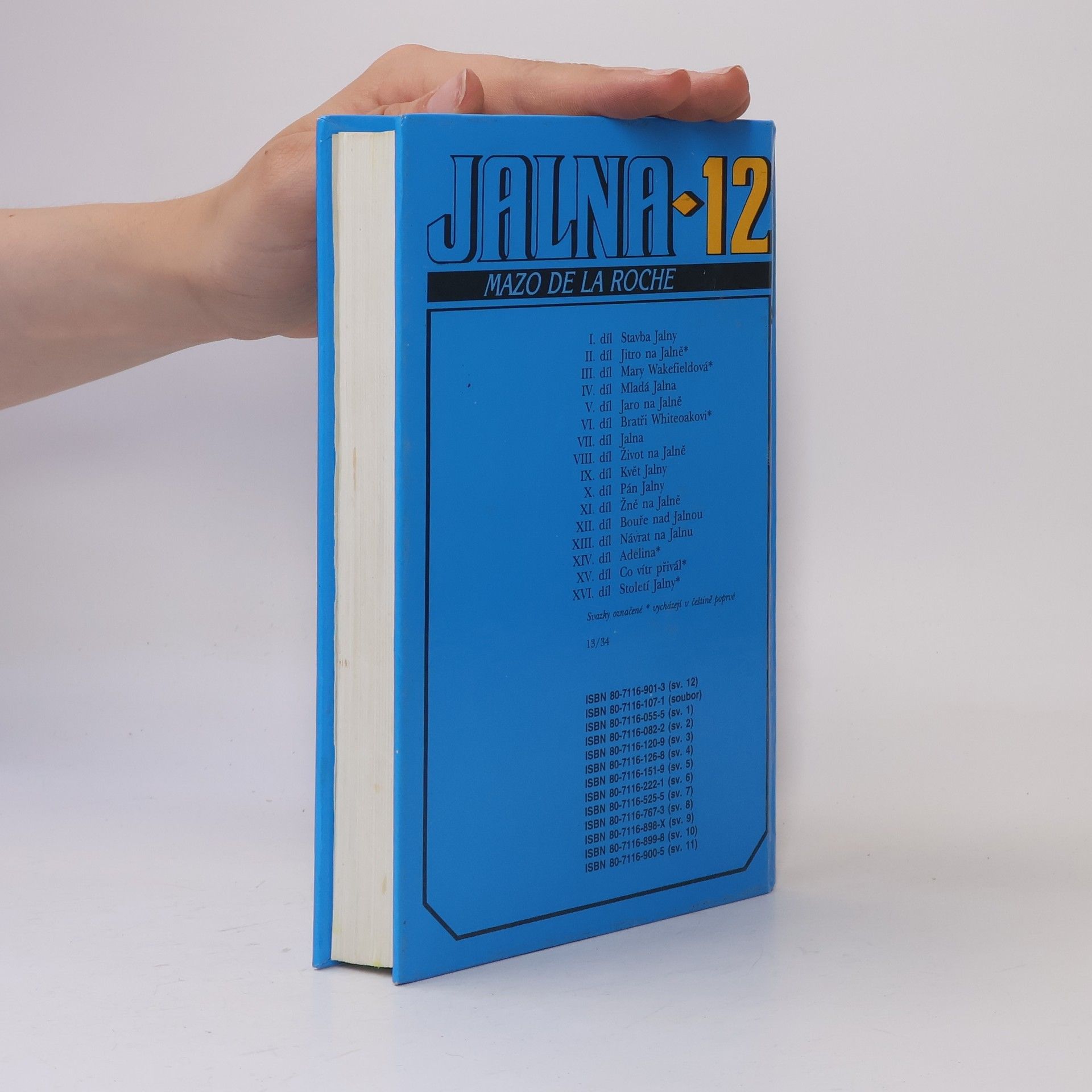 Mazo de la Roche Jalna. 12, Bouře nad Jalnou