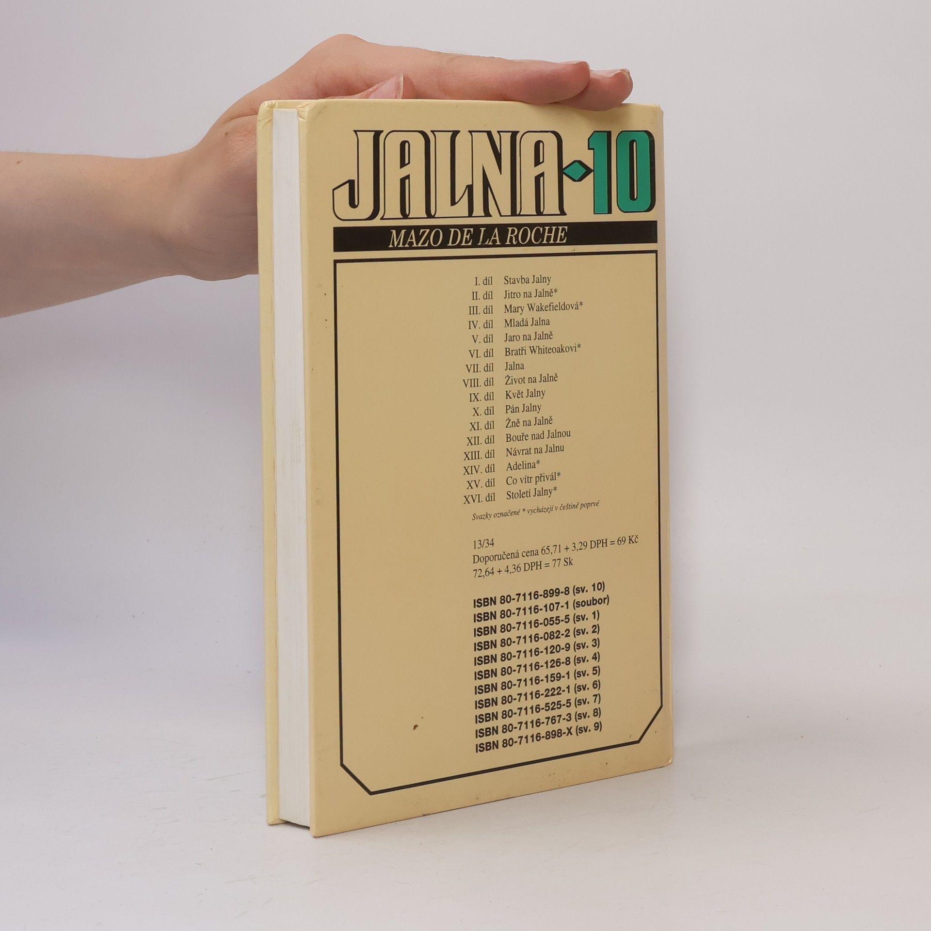 Mazo de la Roche Pán Jalny. Jalna. 10. díl