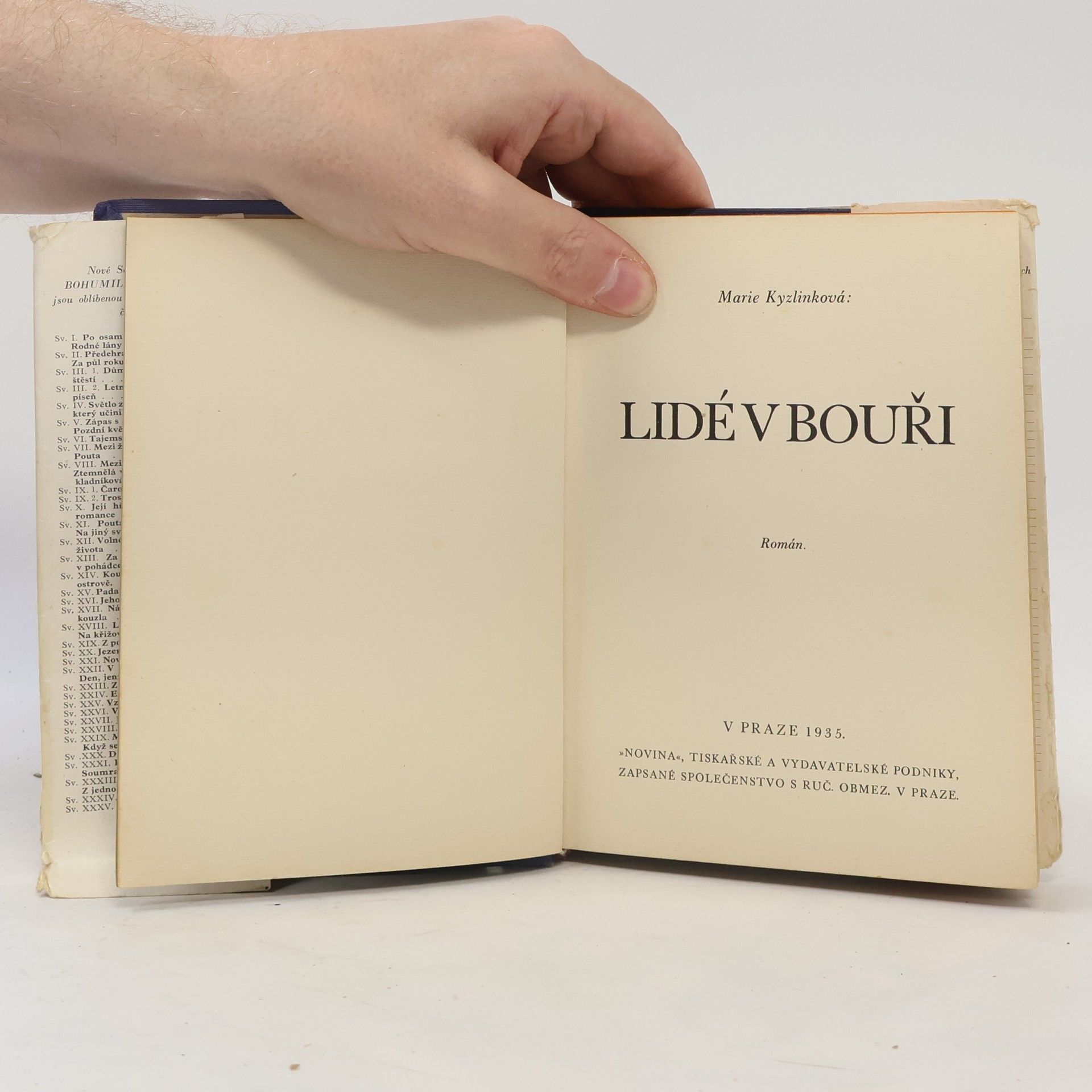 Marie Kyzlinková Lidé v bouři
