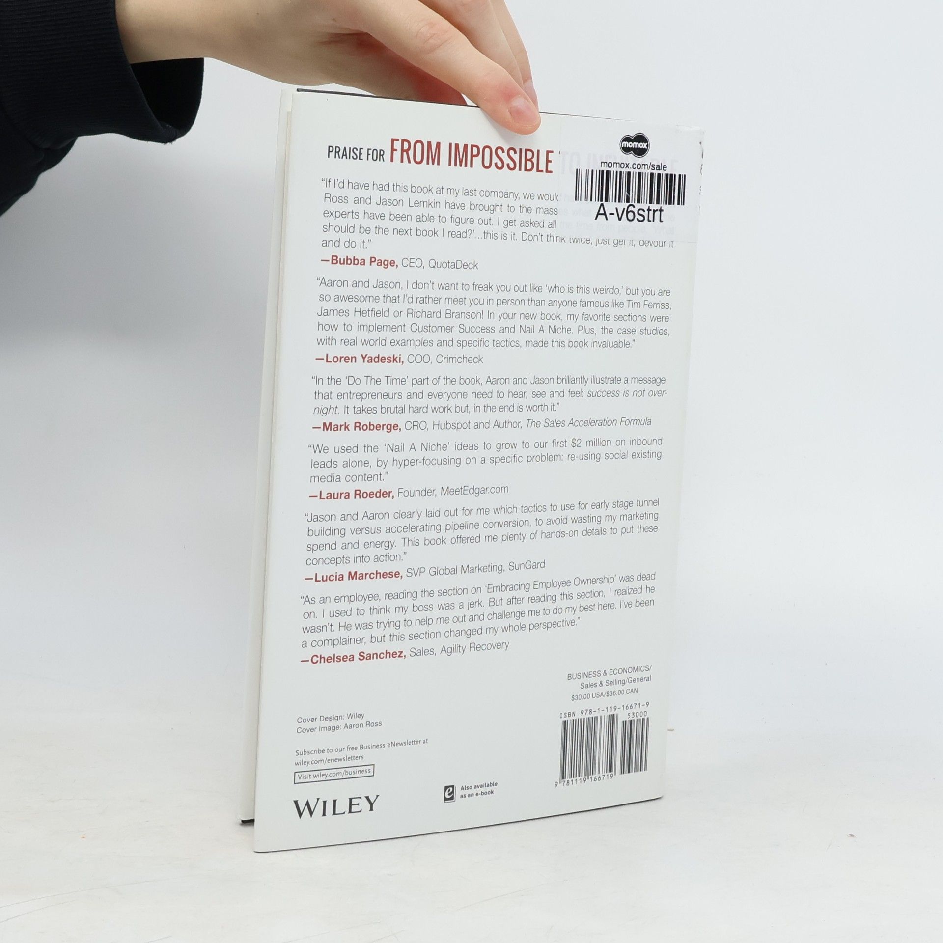 Aaron Ross From Impossible To Inevitable: How Hyper-Growth Companies Create Predictable Revenue