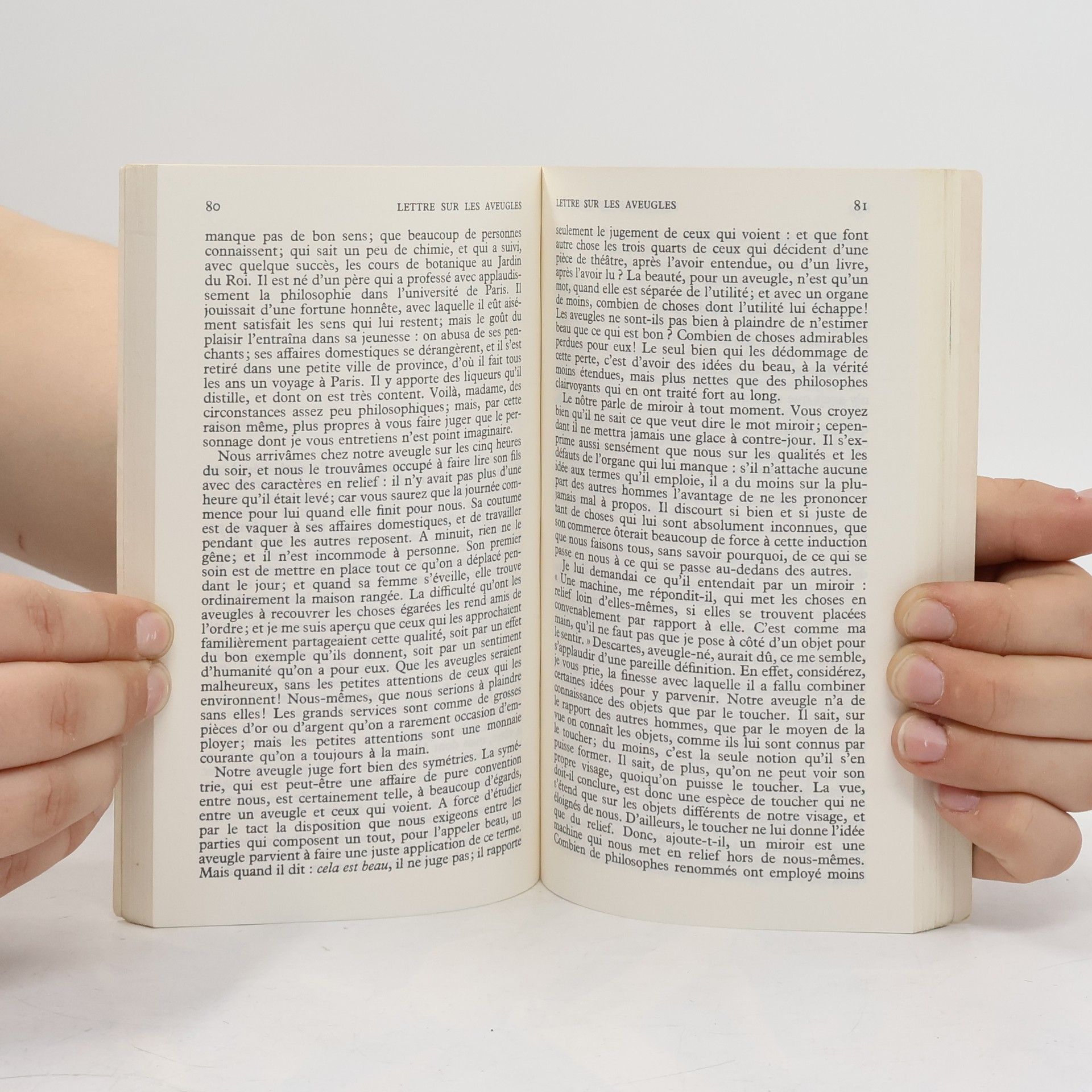 Denis Diderot Supplément au Voyage de Bougainville / Pensées philosophiques / Lettre sur les aveugles