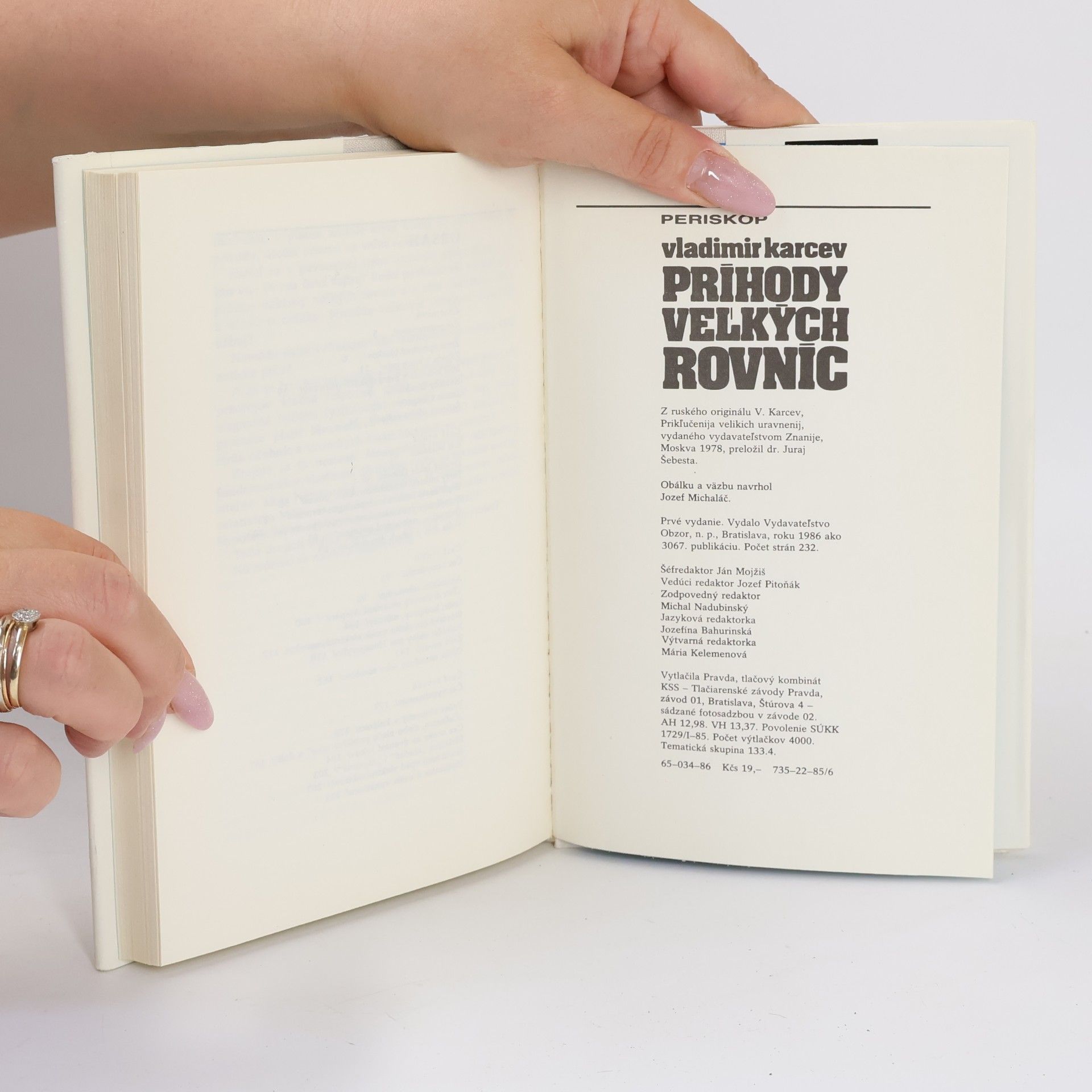 Vladimir Petrovic Karcev Príhody veľkých rovníc