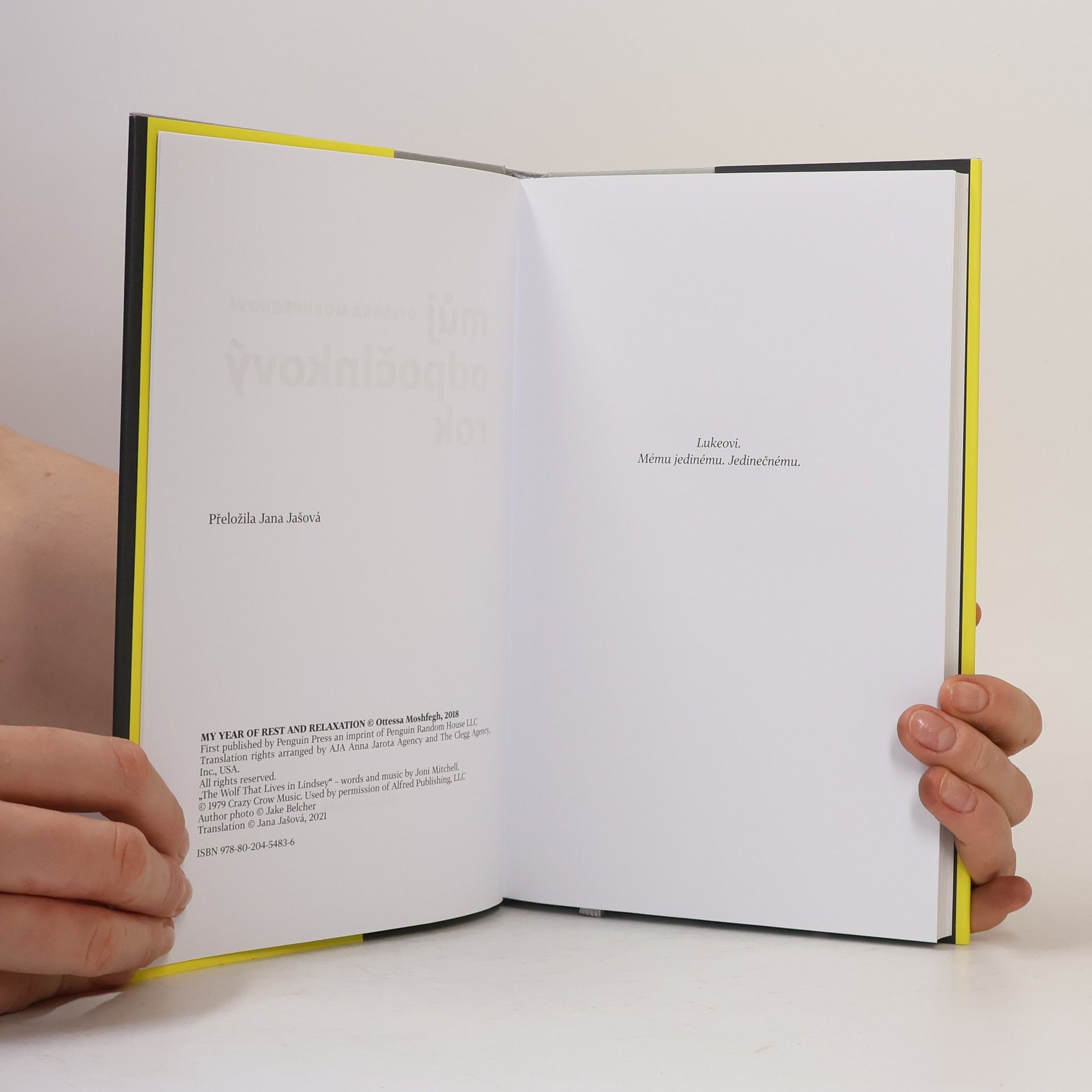 Ottessa Moshfegh Můj odpočinkový rok