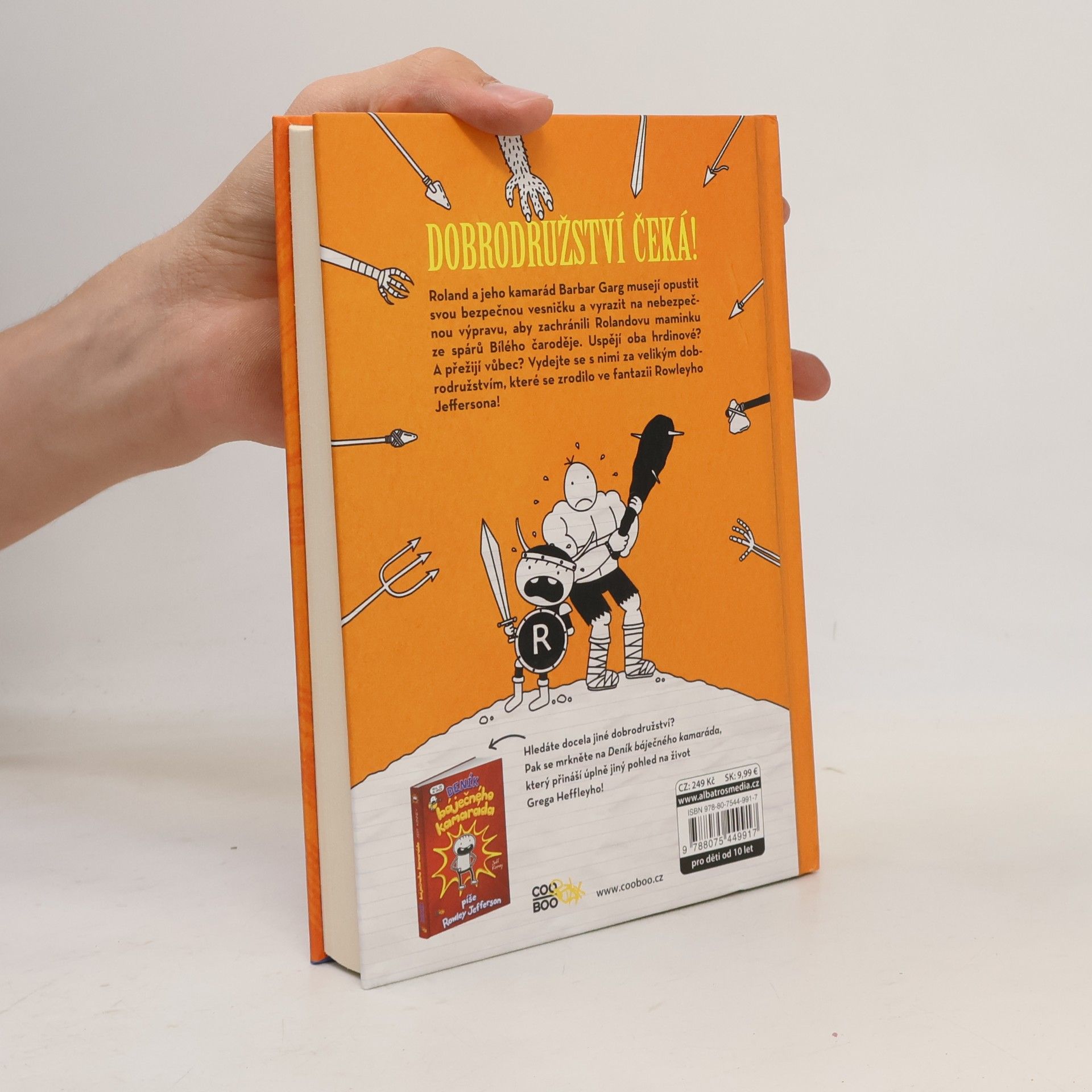 Jeff Kinney Dobrodružství báječných kamarádů. Píše Rowley Jefferson