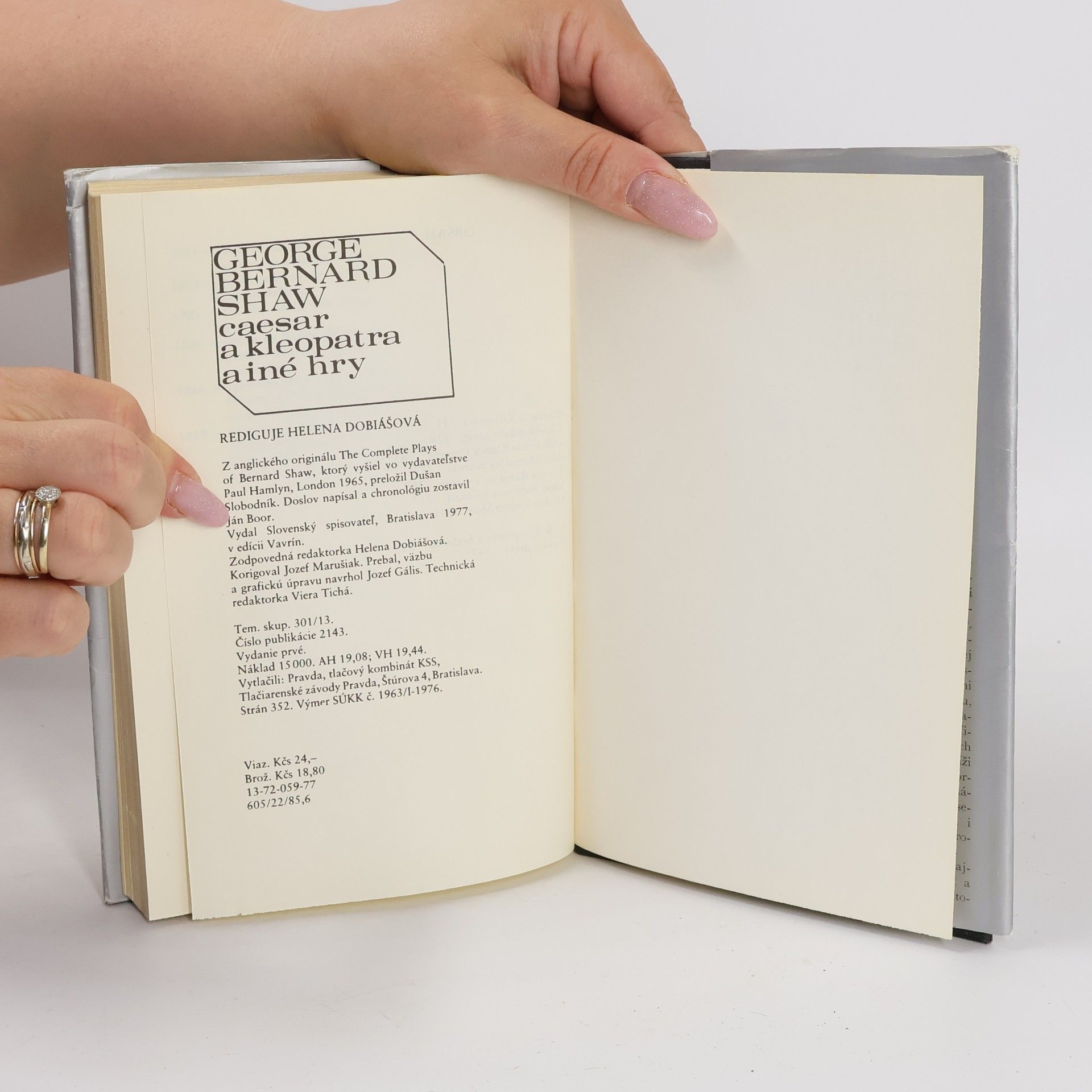 George Bernard Shaw Caesar a Kleopatra a iné hry