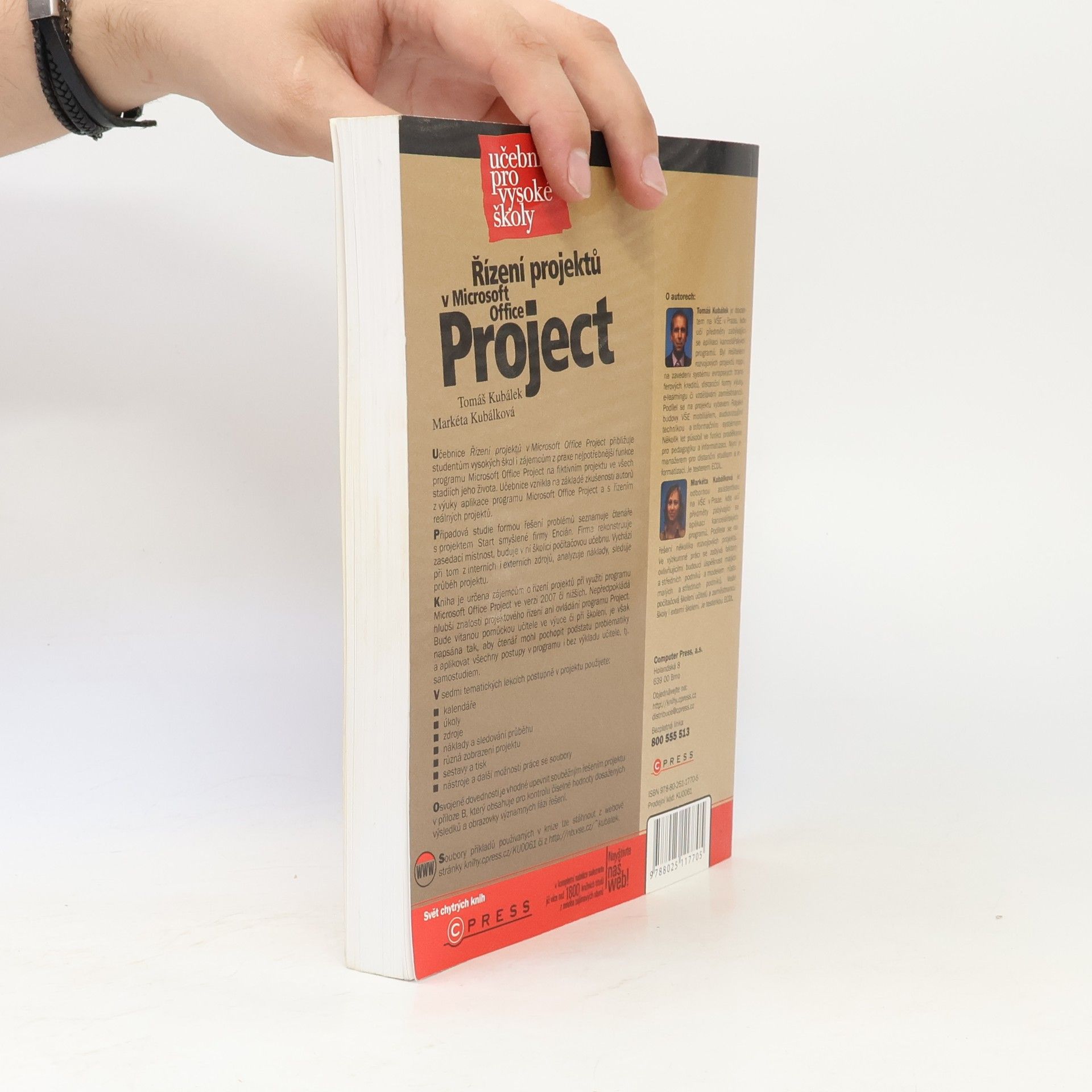 Tomáš Kubálek Řízení projektů v Microsoft Office Project: Učebnice pro vysoké školy