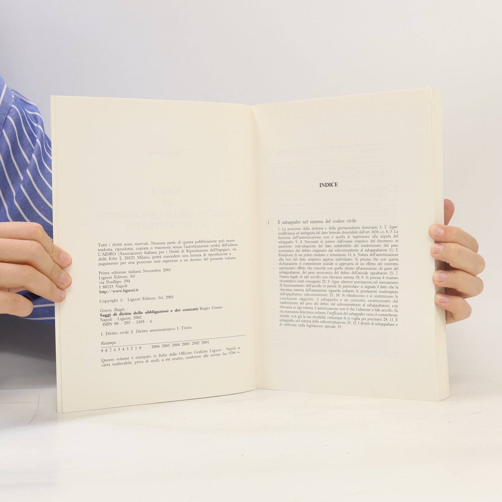 Biagio Grasso Bibl. di diritto civile e comparato - 3: Saggi di diritto delle obbligazioni e dei contratti