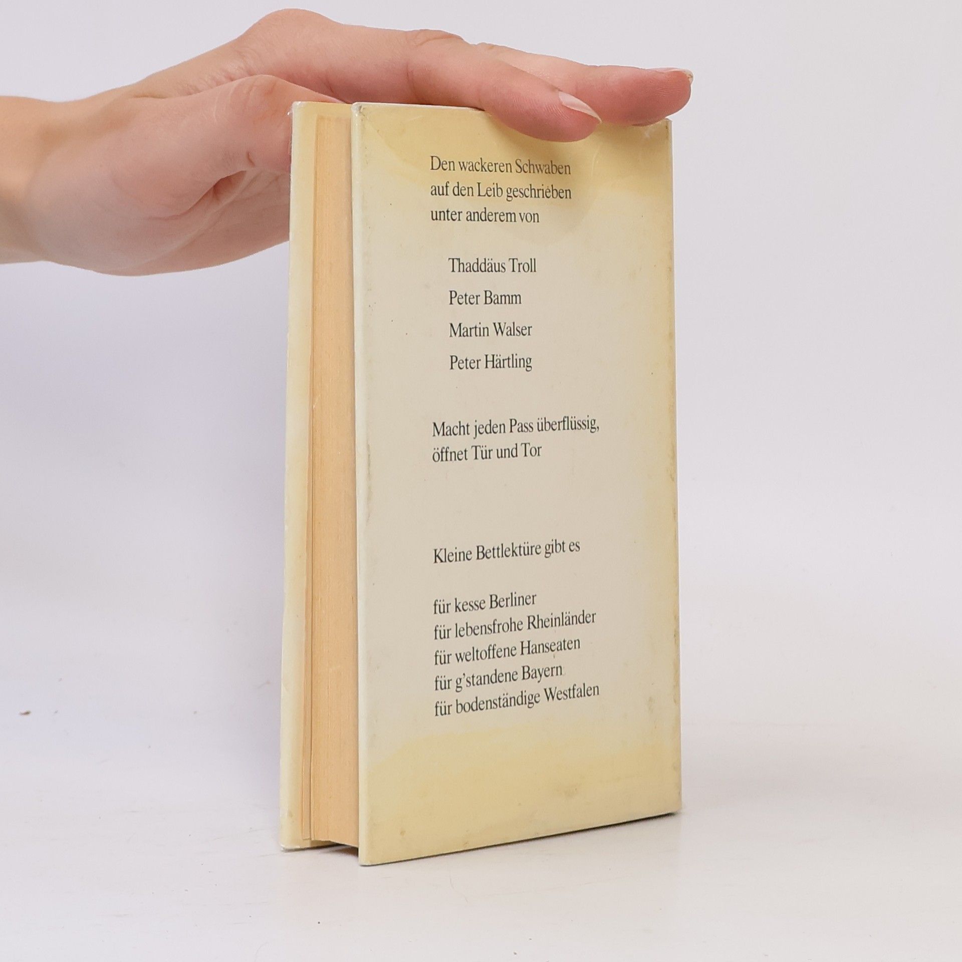 Various authors Kleine Bettlektüre für wackere Schwaben