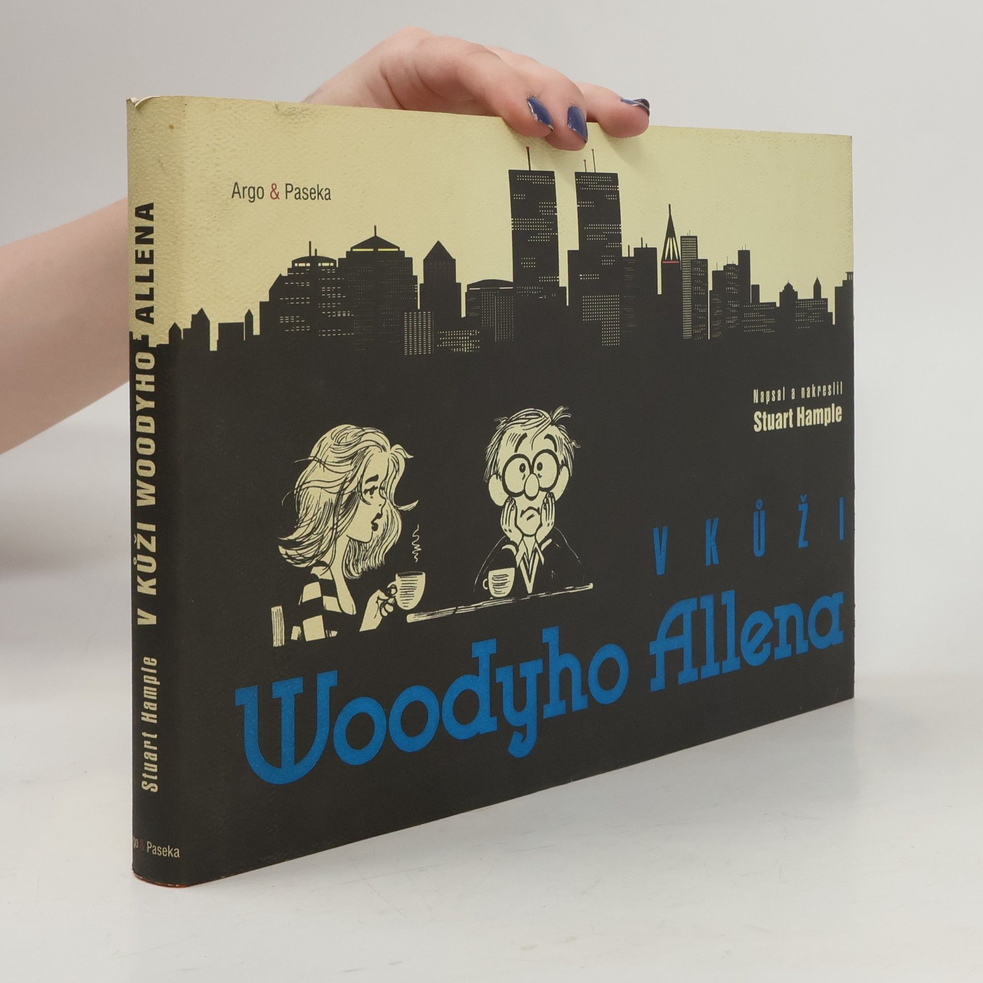 Stuart Hample V kůži Woodyho Allena. Woody Allen jako komiksový strip