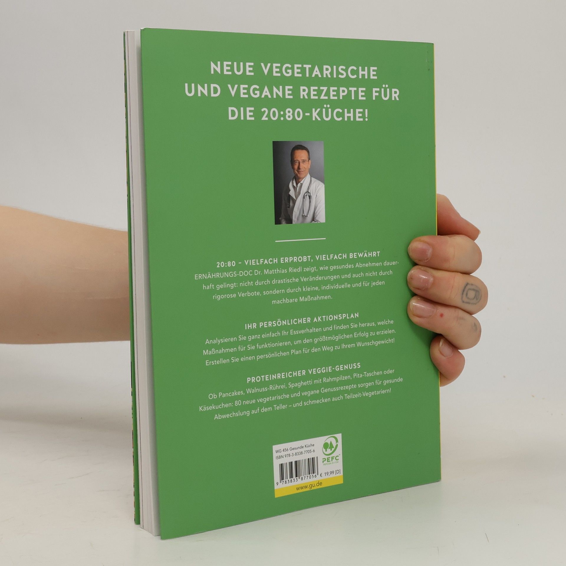 Matthias Riedl Vegetarisch abnehmen nach dem 20:80 Prinzip