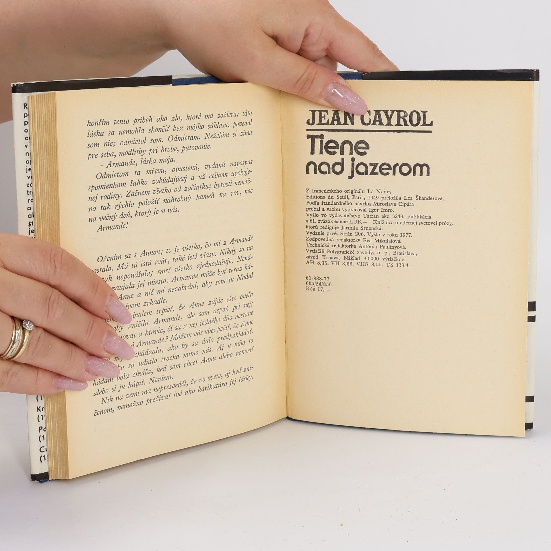 Jean Cayrol Tiene nad jazerom