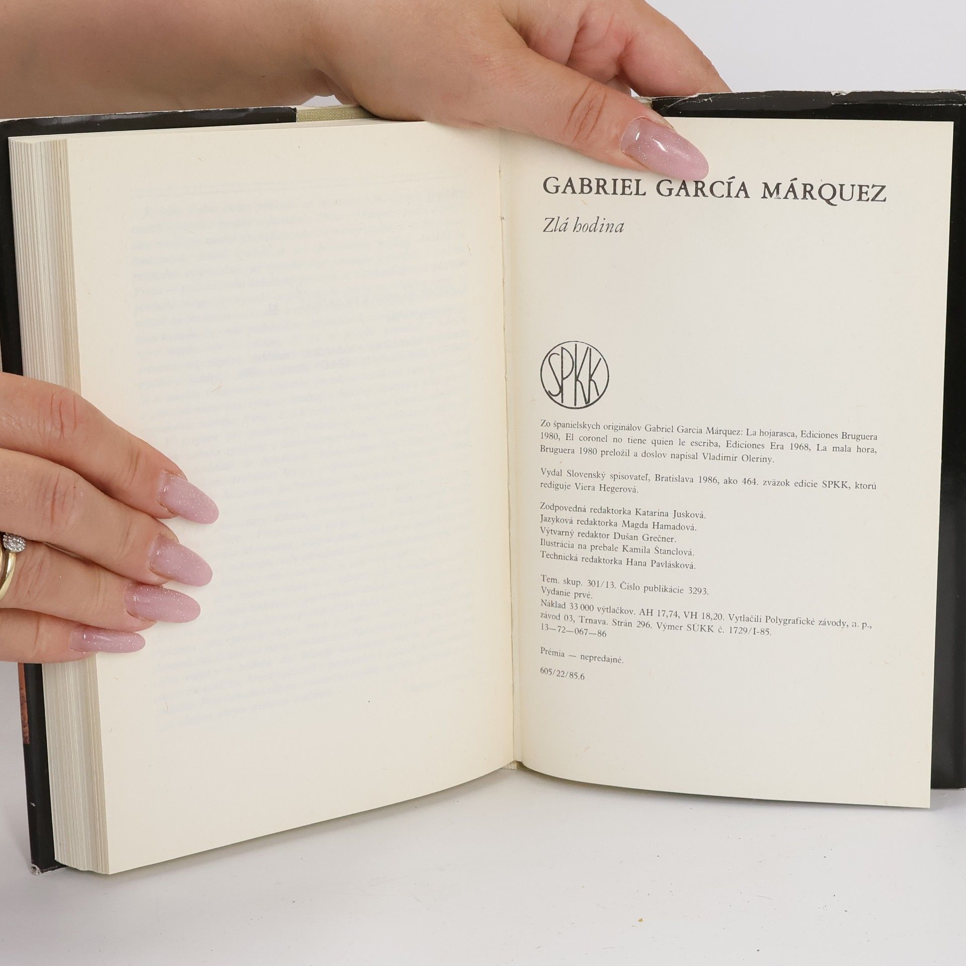 Gabriel García Márquez Zlá hodina