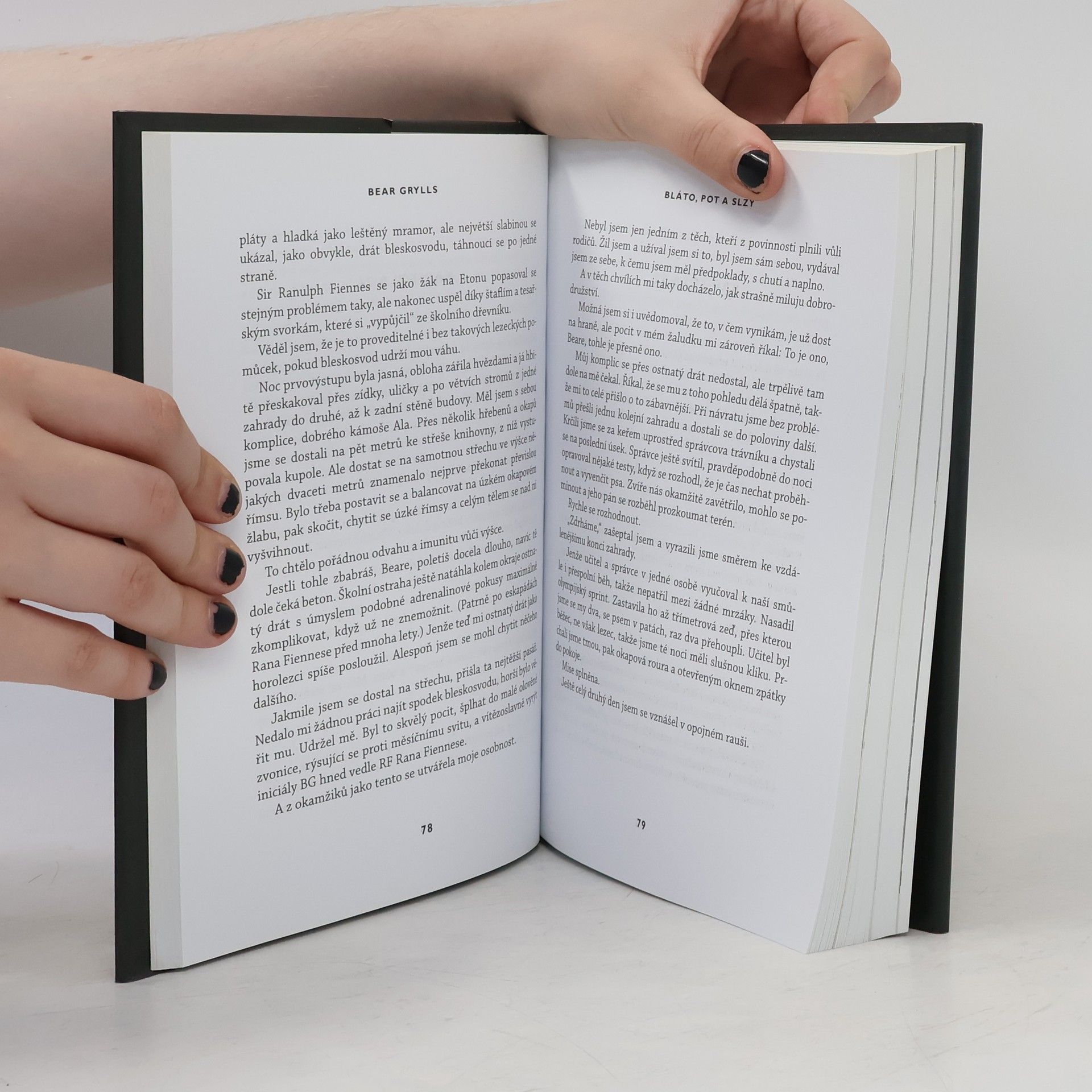 Bear Grylls Bláto, pot a slzy: Autobiografie