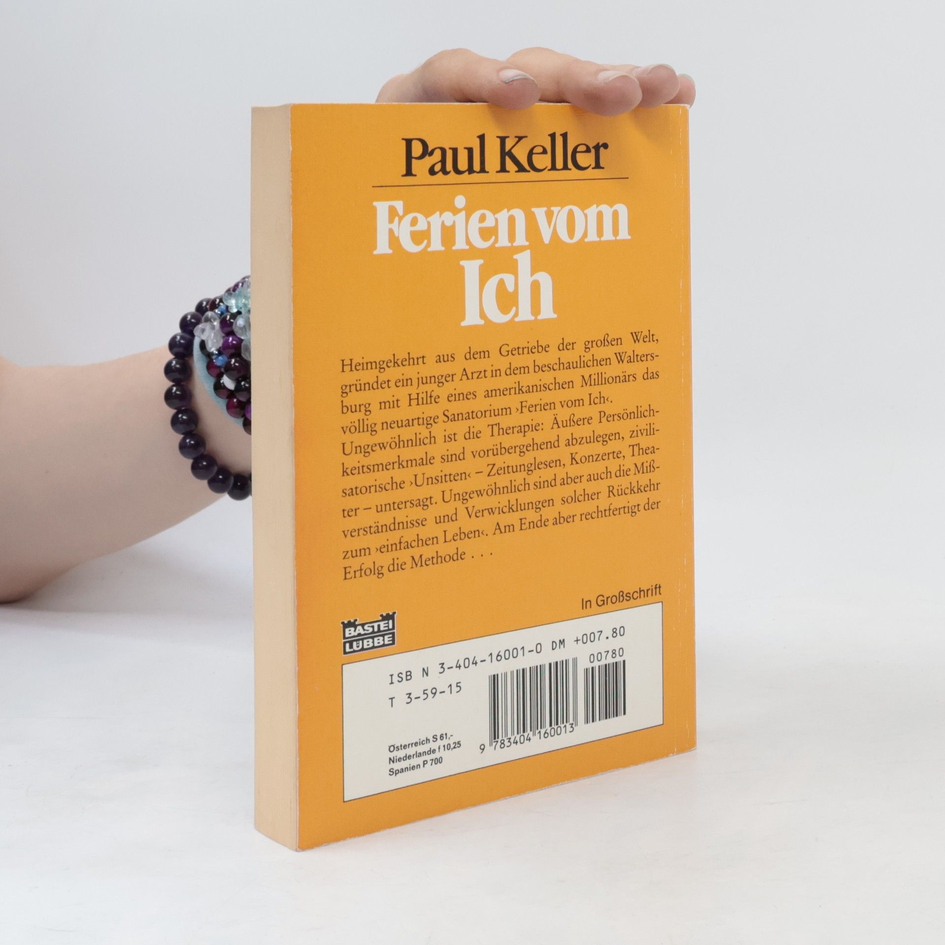 Paul Keller Ferien vom Ich - In Großschrift