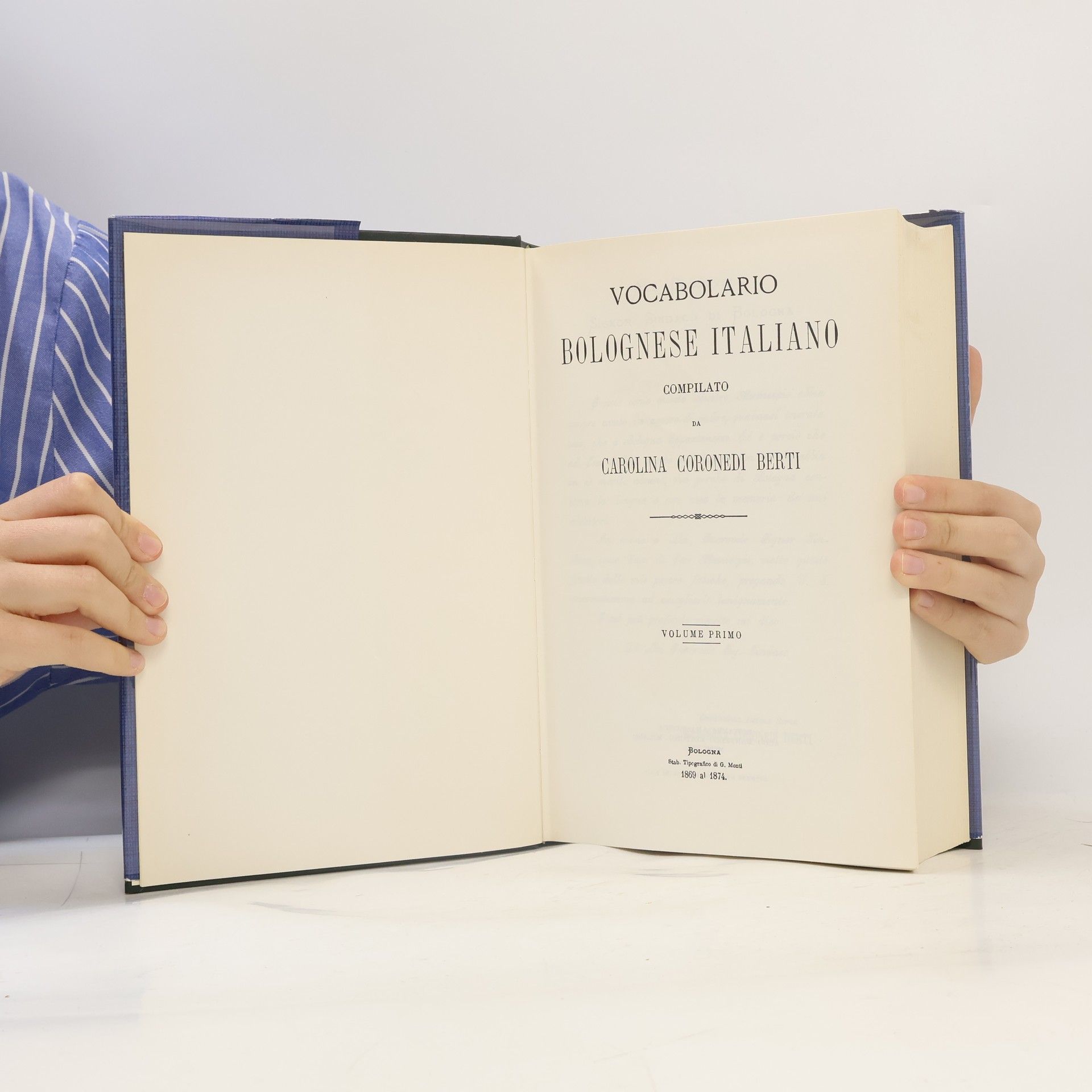 Coronedi Berti Vocabolario Bolognese Italiano 1