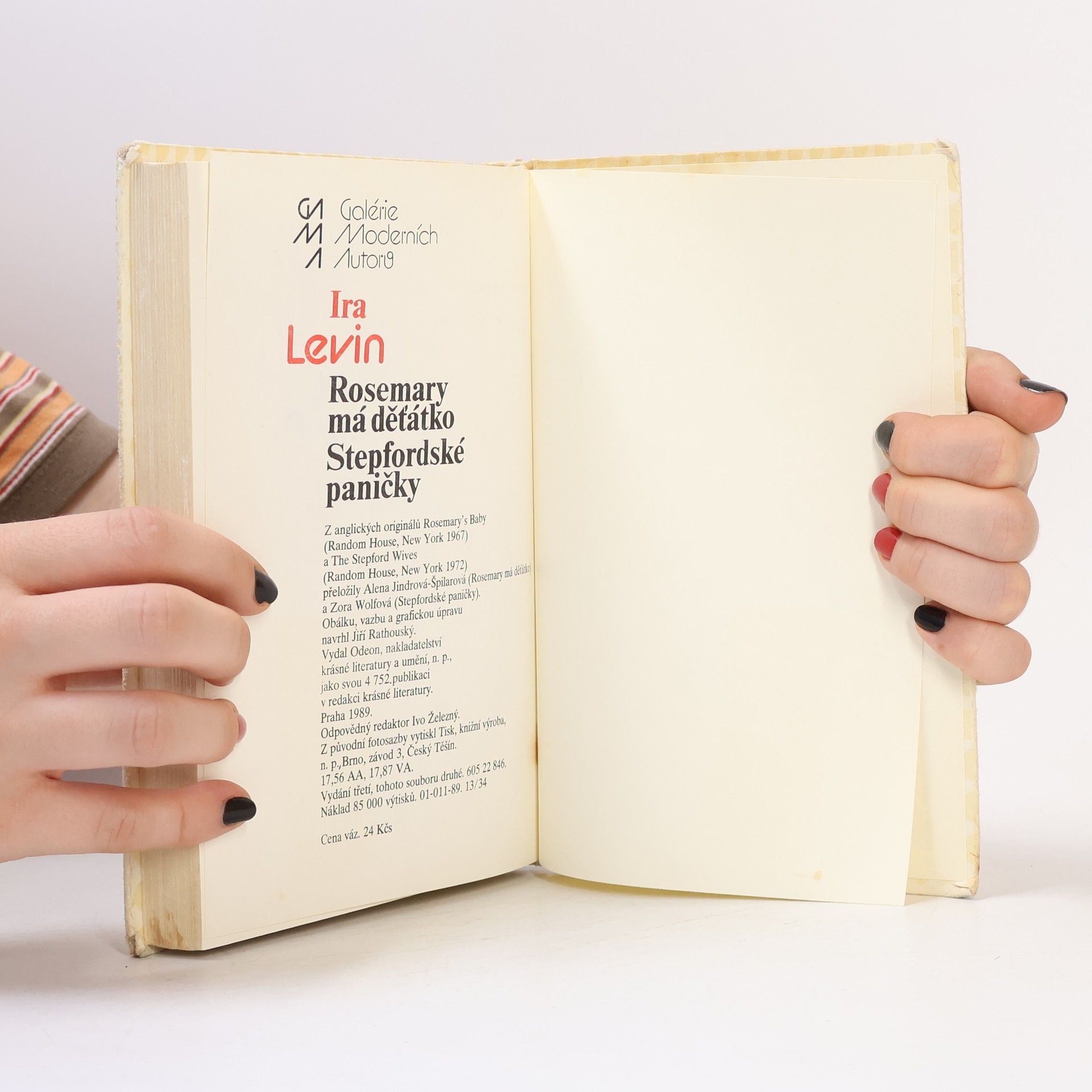 Ira Levin Rosemary má děťátko. Stepfordské paničky