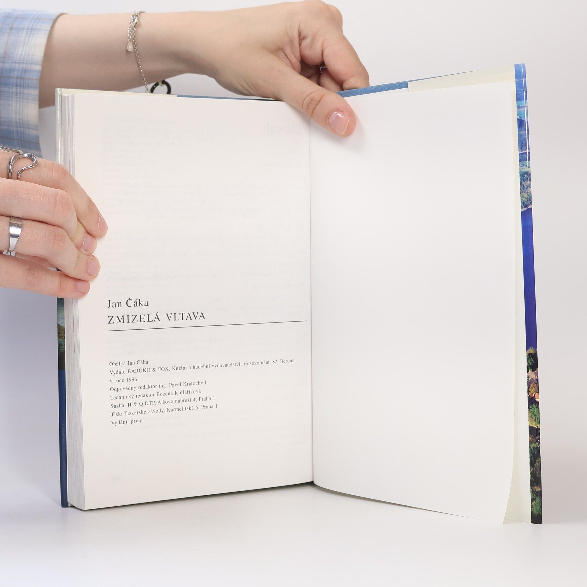 Jan Čáka Zmizelá Vltava