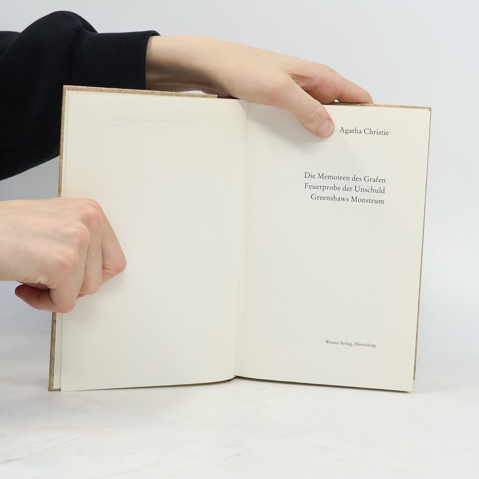 Agatha Christie Die Memoiren des Grafen. Feuerprobe der Unschuld. Greenshaws Monstrum
