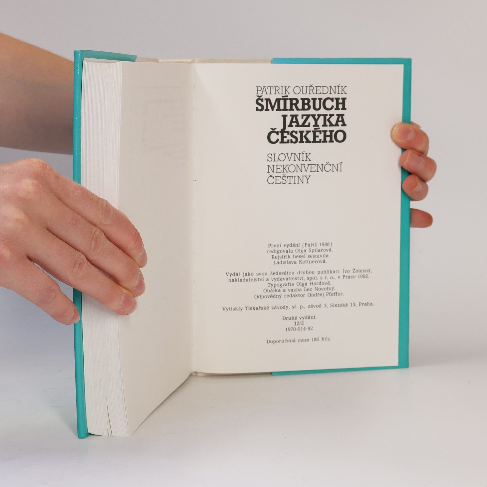 Patrik Ouředník Šmírbuch jazyka českého