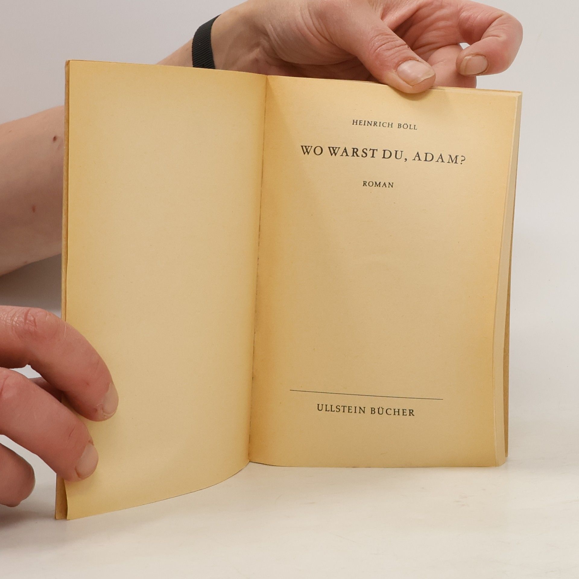 Heinrich Böll Wo warst du, Adam?