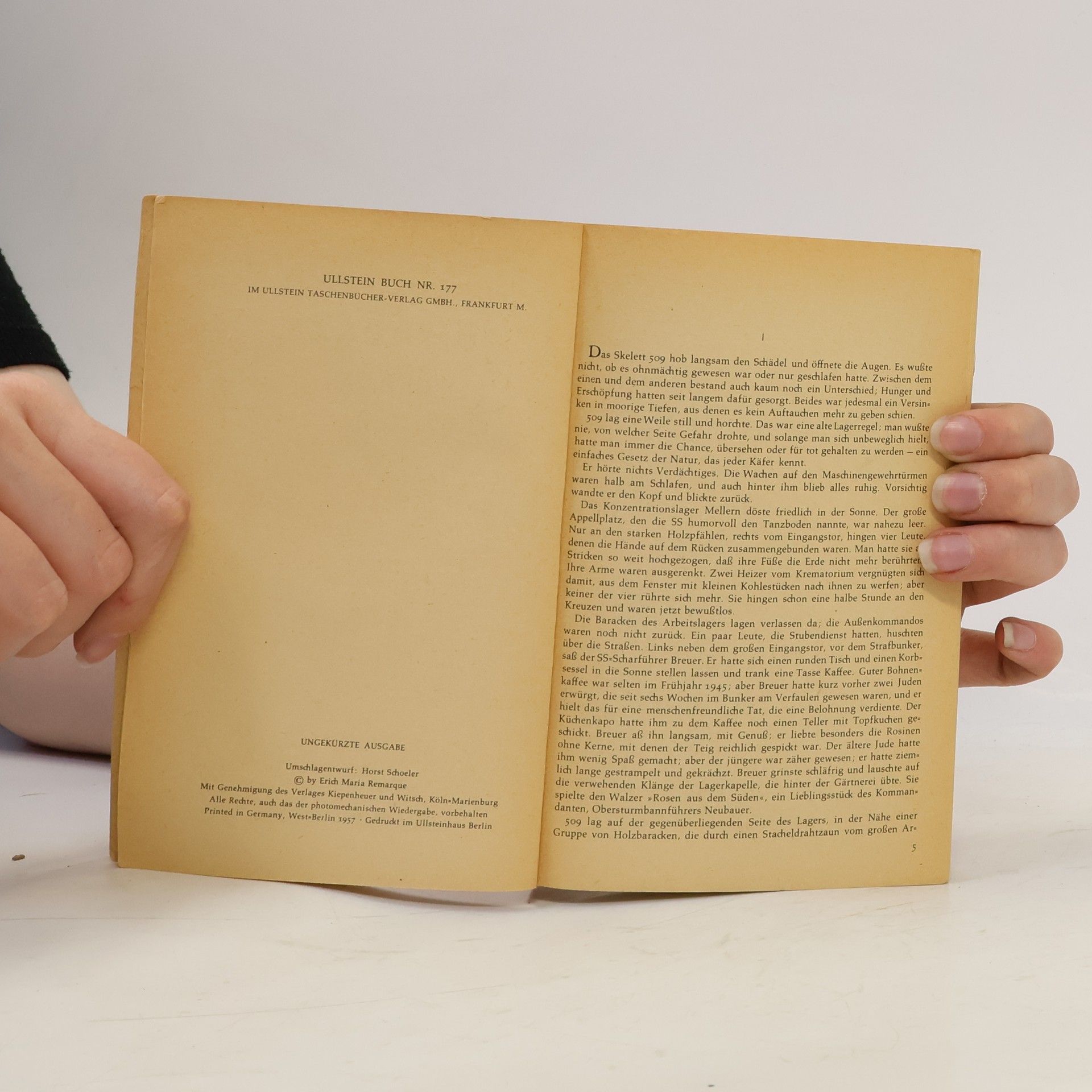 Erich Maria Remarque Der Funke Leben