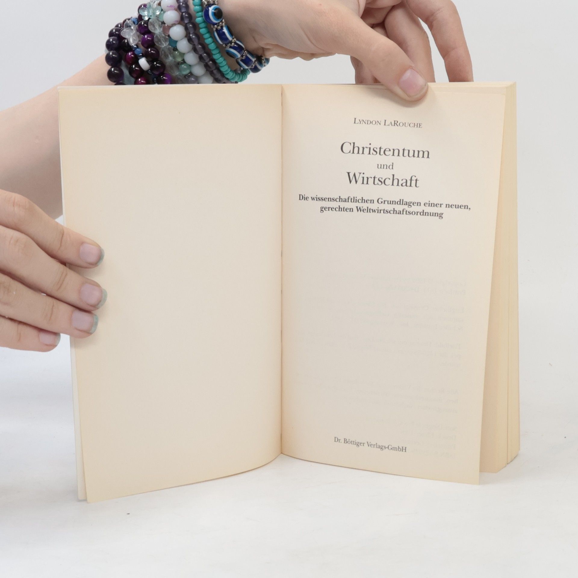 Lyndon H. LaRouche Christentum und Wirtschaft
