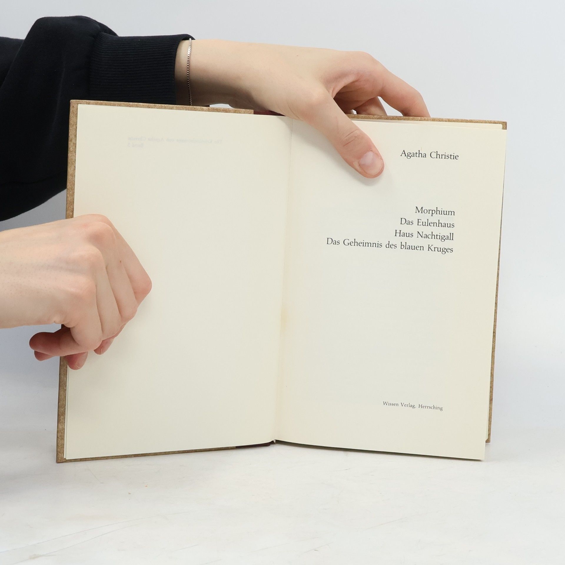 Agatha Christie Morphium. Das Eulenhaus. Haus Nachtigall. Das Geheimnis des blauen Kruges