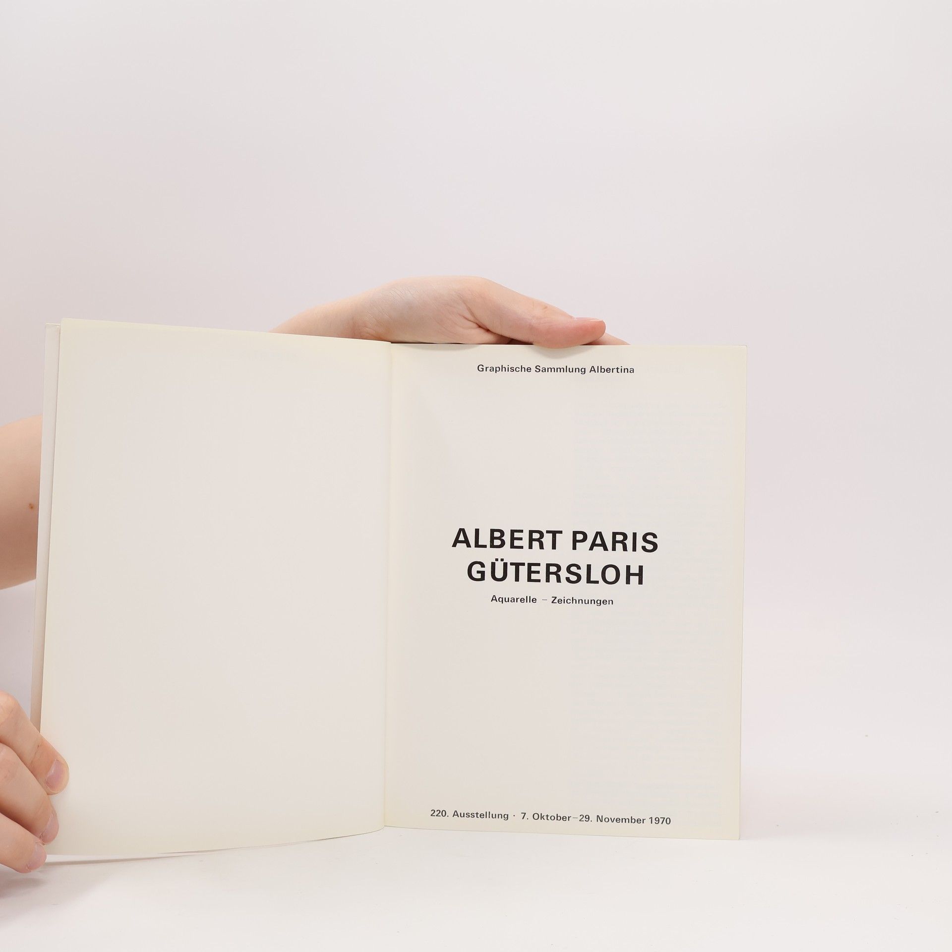Albert Paris Gütersloh Aquarelle – Zeichnungen