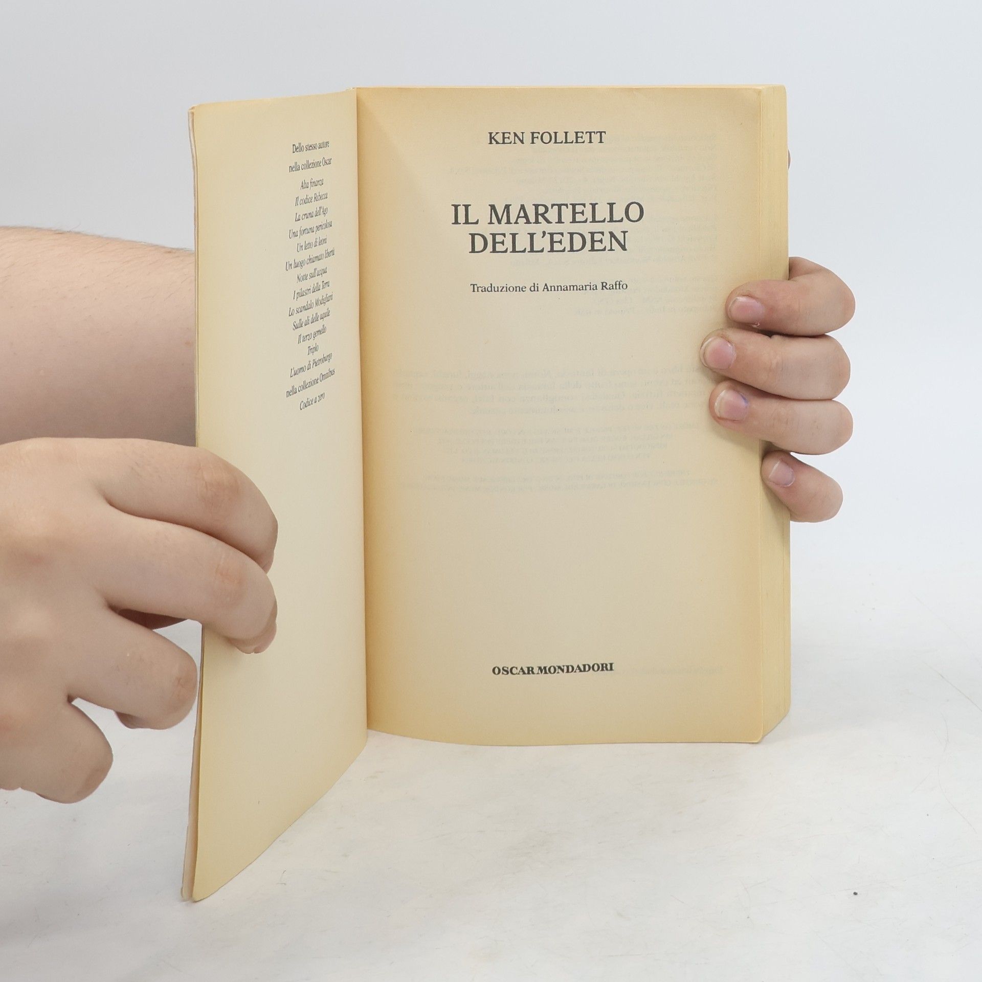 Ken Follett Il martello dell'Eden