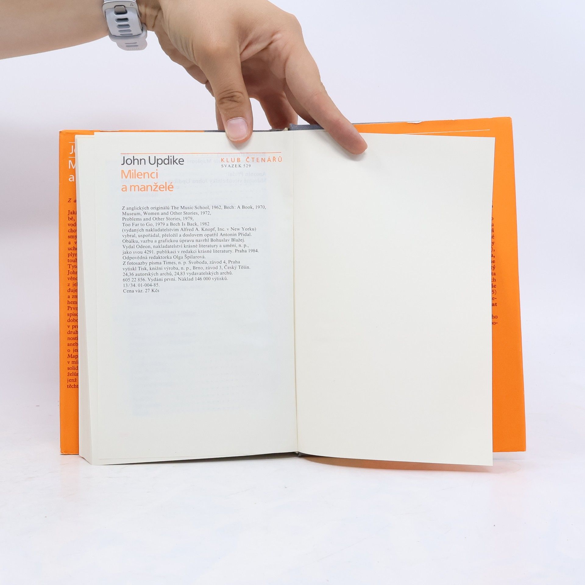 John Updike Milenci a manželé