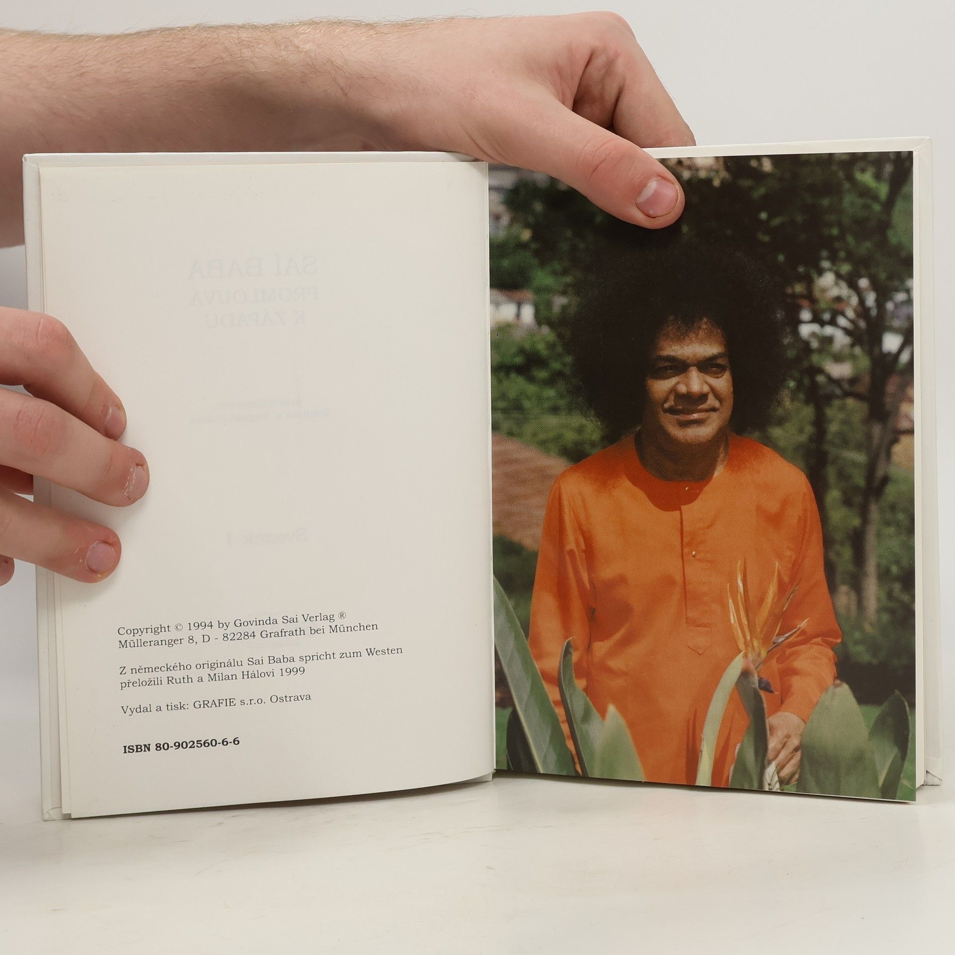 Sathya Sai Baba Saí Baba promlouvá k Západu