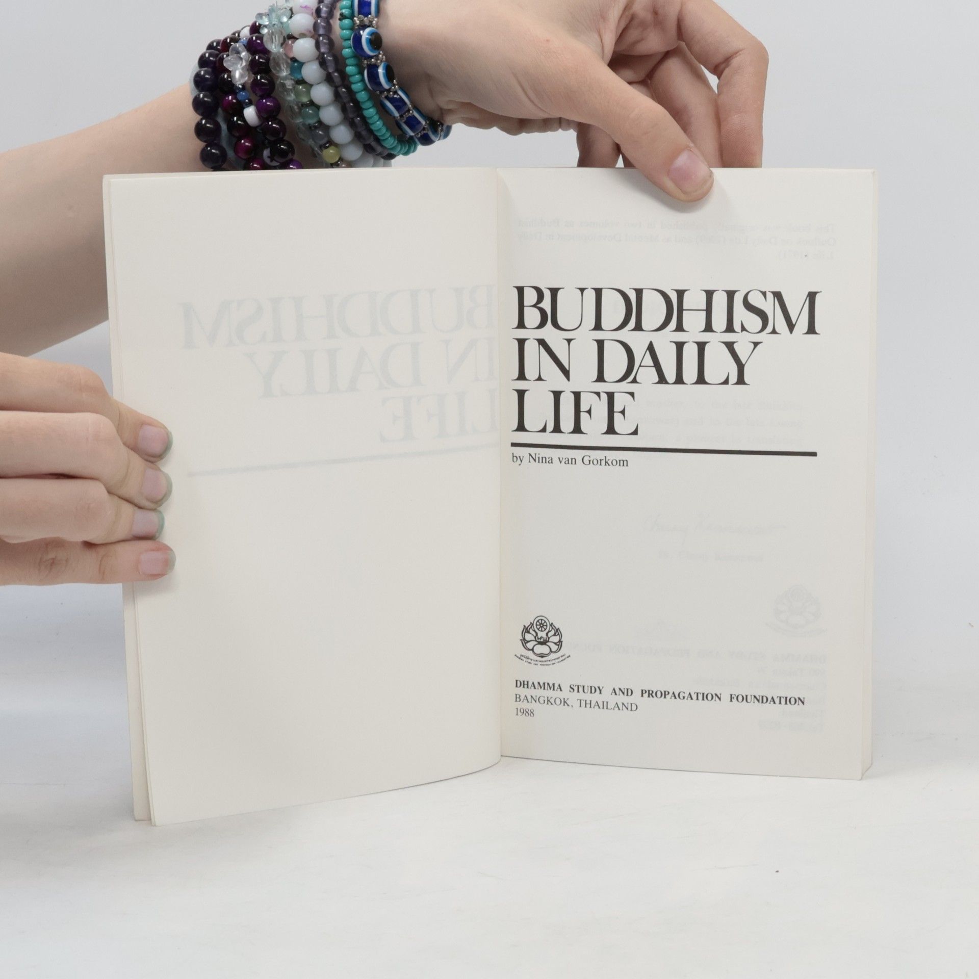 Nina Van Gorkom Buddhism in Daily Life
