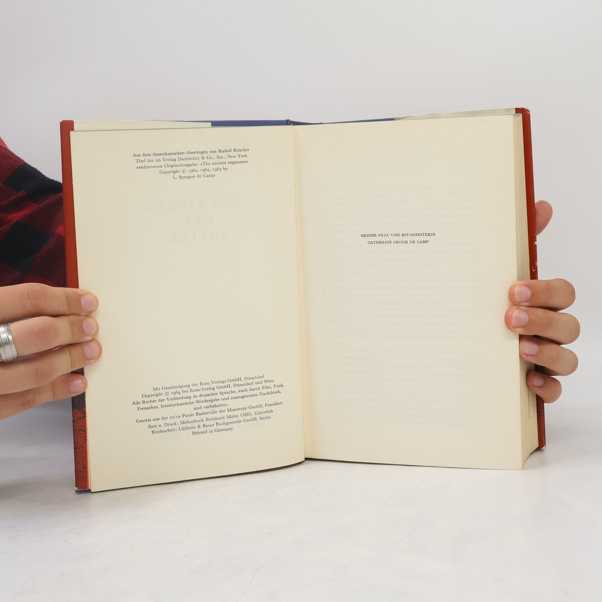L. Sprangue de Camp Ingenieure der Antike