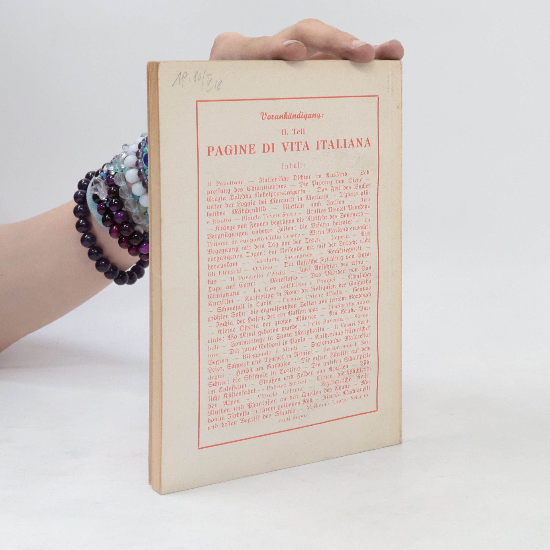 Maria Ressmann Pagine di Vita Italiana. Teil. 1.