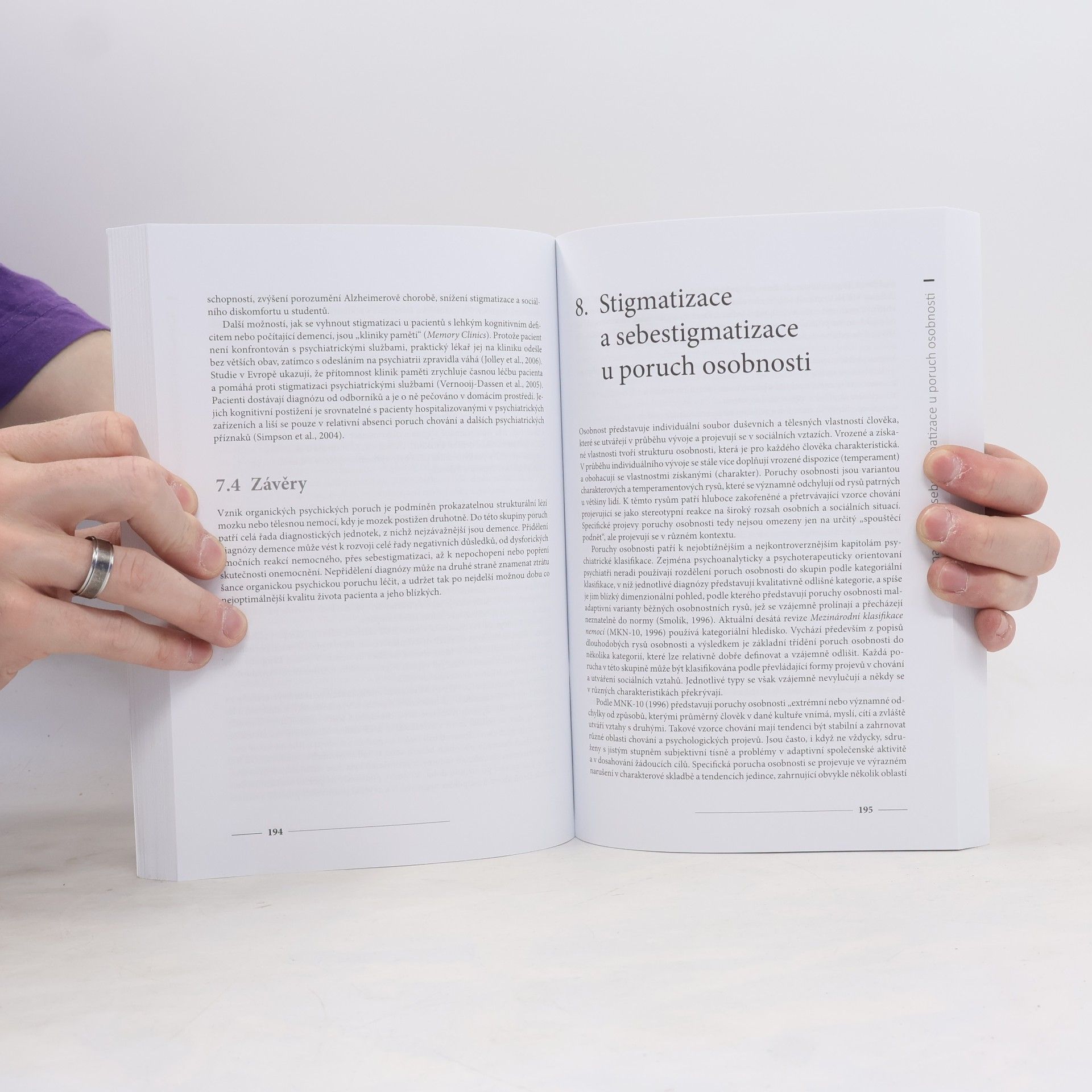 Ján Praško Pavlov Stigmatizace a sebestigmatizace u psychických poruch