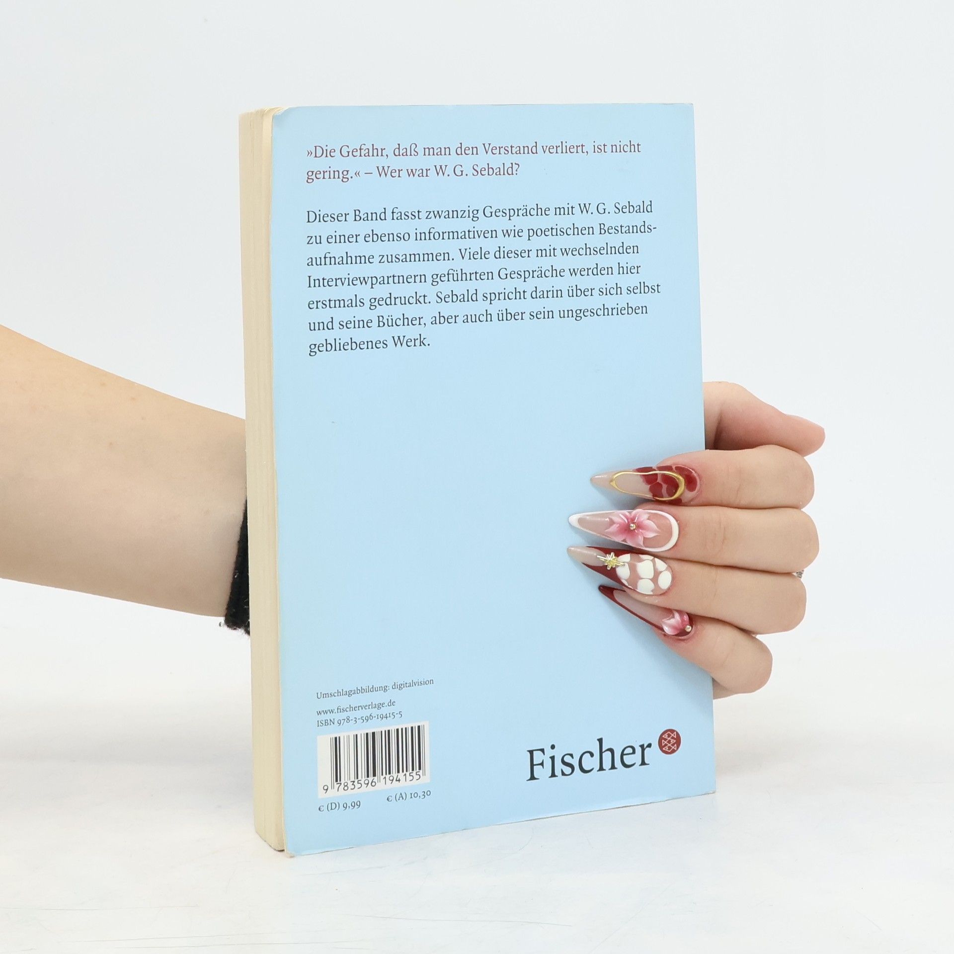 W. G. Sebald "Auf ungeheuer dünnem Eis"