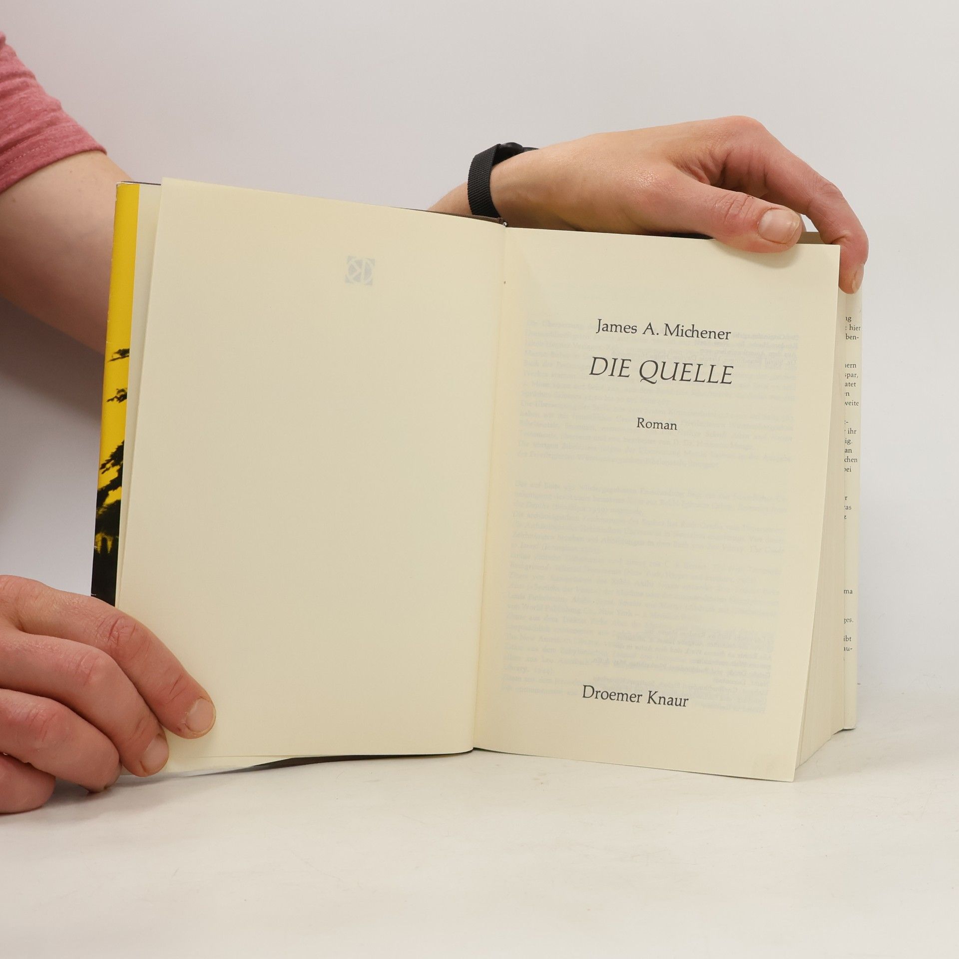 James A. Michener Die Quelle