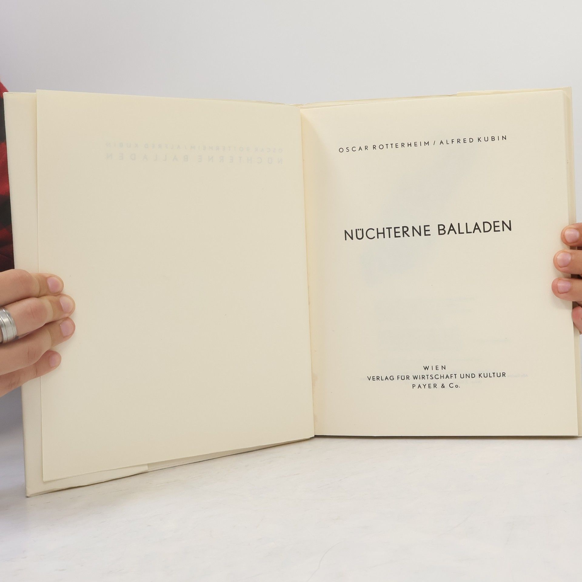 Oscar Rotterheim Nüchterne Balladen