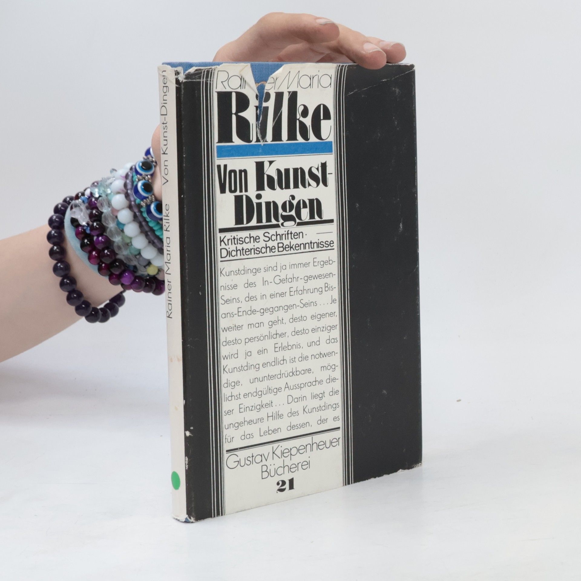 Rainer Maria Rilke Von Kunst-Dingen